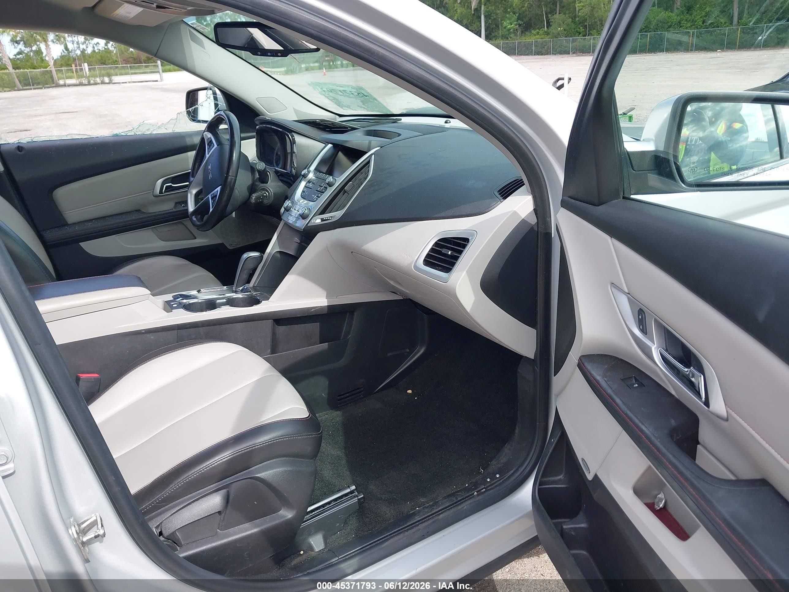 2015 Gmc Terrain Slt-1 Silver vin: 2GKALSEKXF6232028