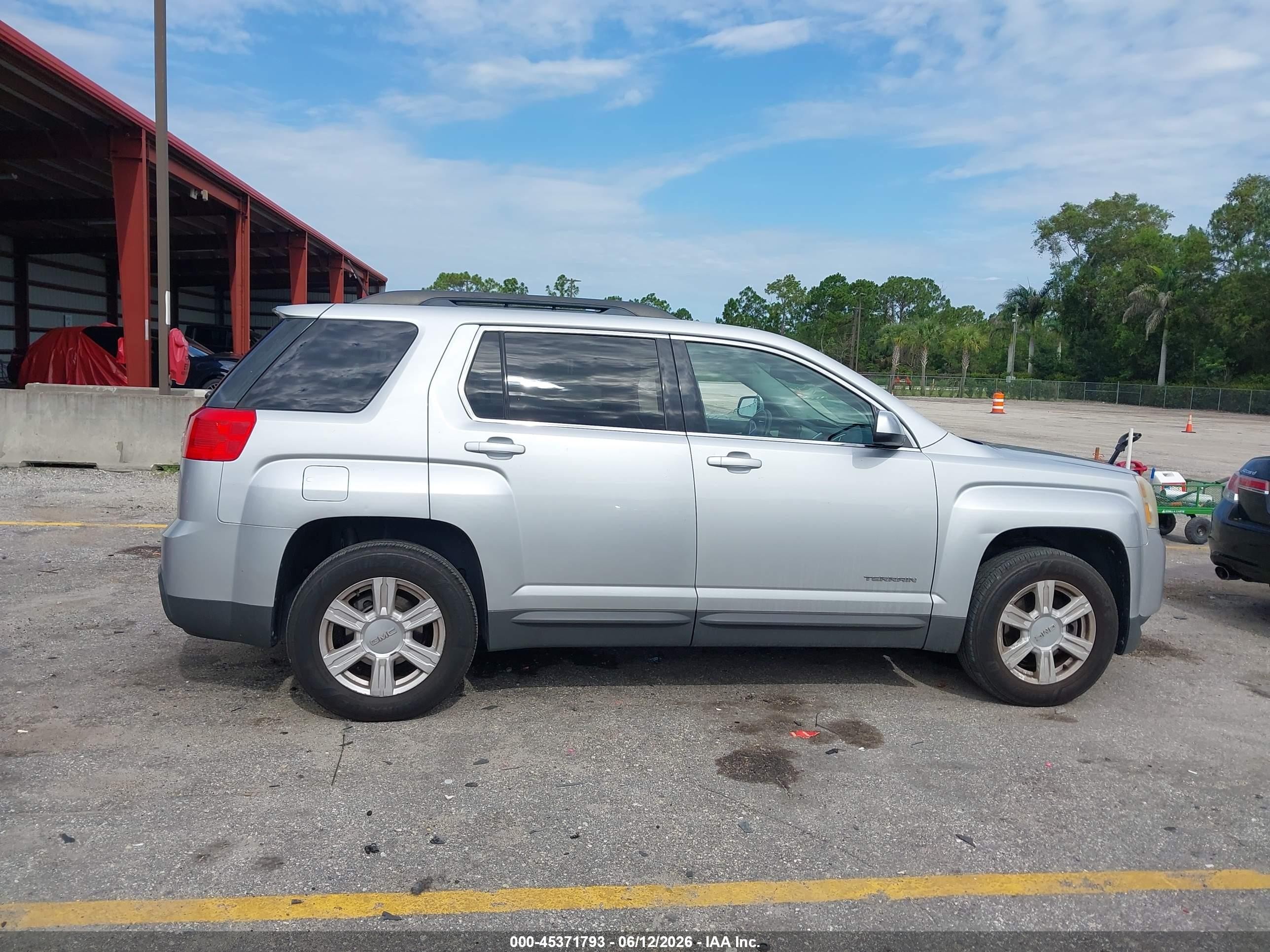 2015 Gmc Terrain Slt-1 Silver vin: 2GKALSEKXF6232028