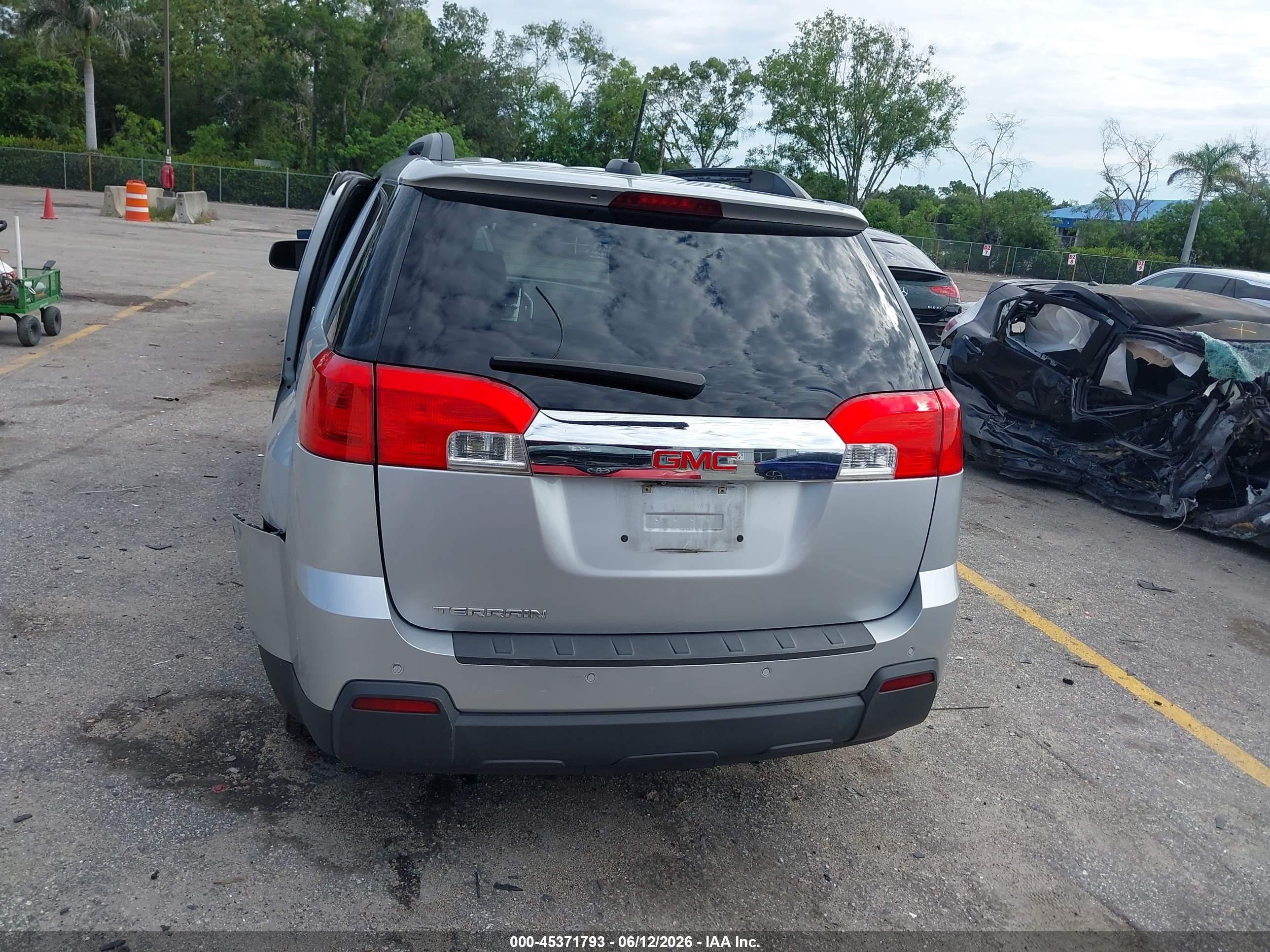 2015 Gmc Terrain Slt-1 Silver vin: 2GKALSEKXF6232028