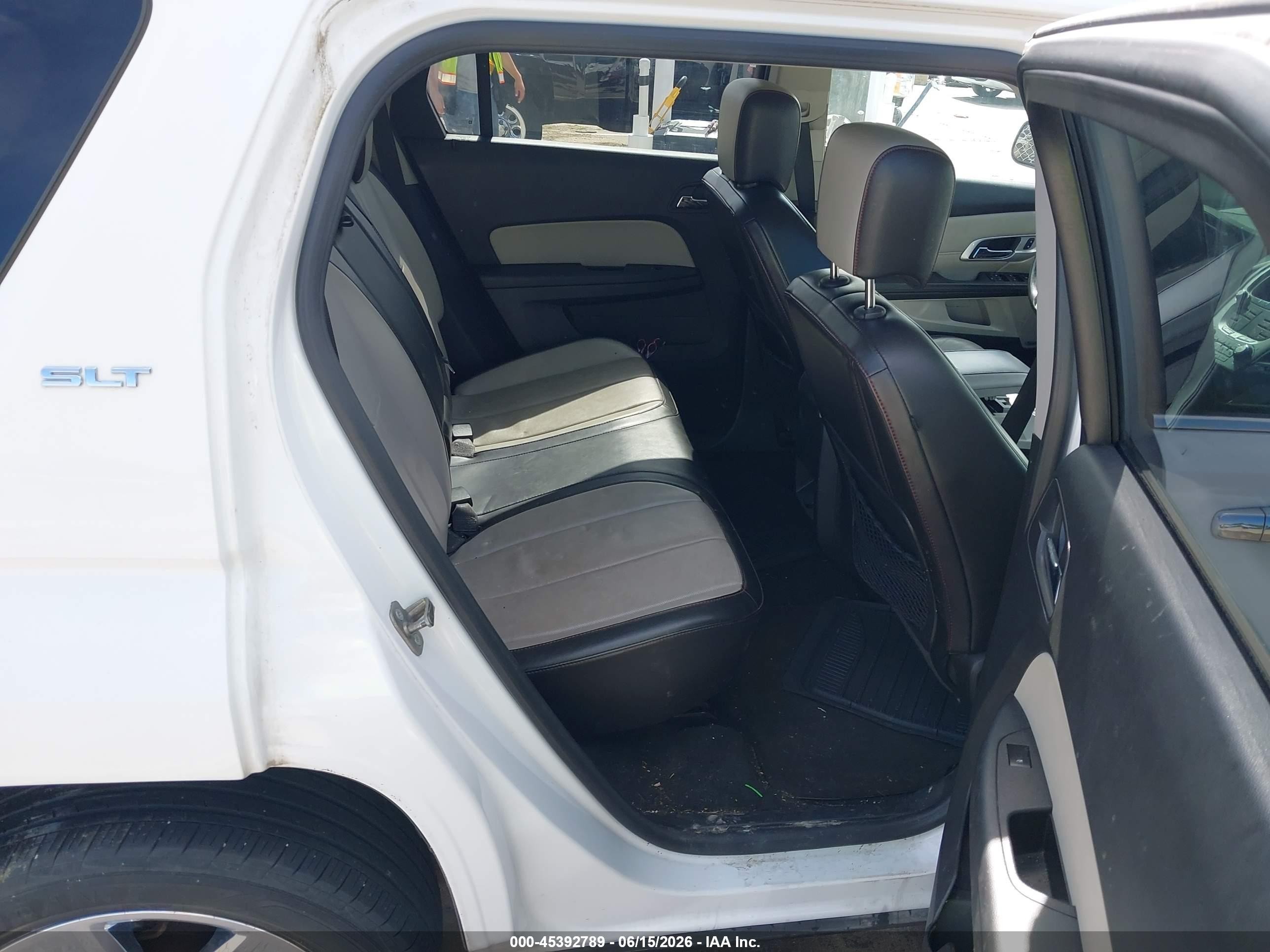 2015 Gmc Terrain Slt-1 White vin: 2GKALSEKXF6241621