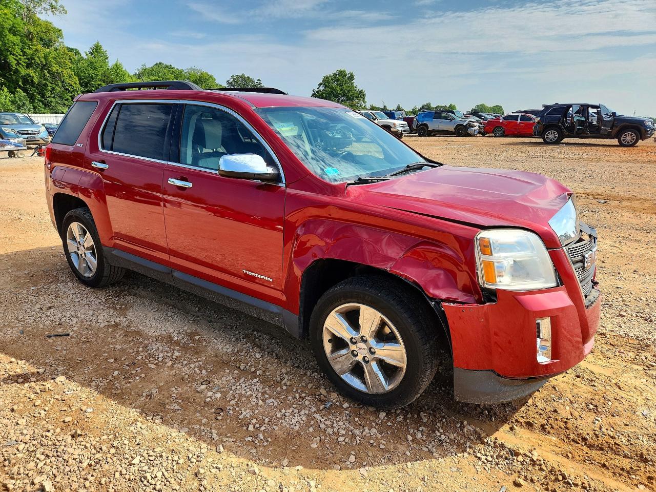 2015 Gmc Terrain Slt Red vin: 2GKALSEKXF6259018