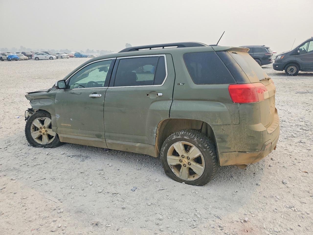 2015 Gmc Terrain Slt Зеленый vin: 2GKALSEKXF6318102