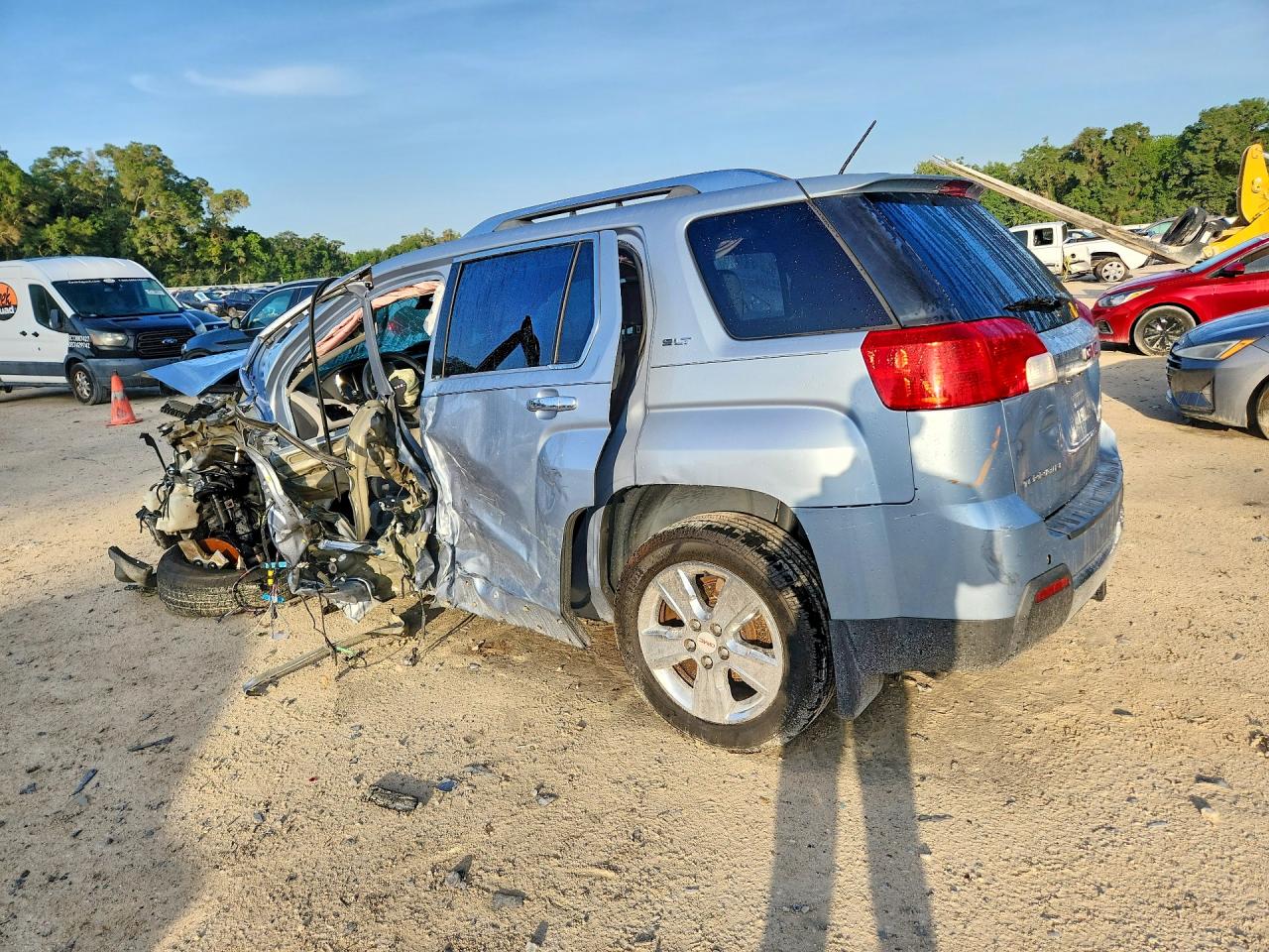 2015 Gmc Terrain Slt Silver vin: 2GKALTEK0F6307485