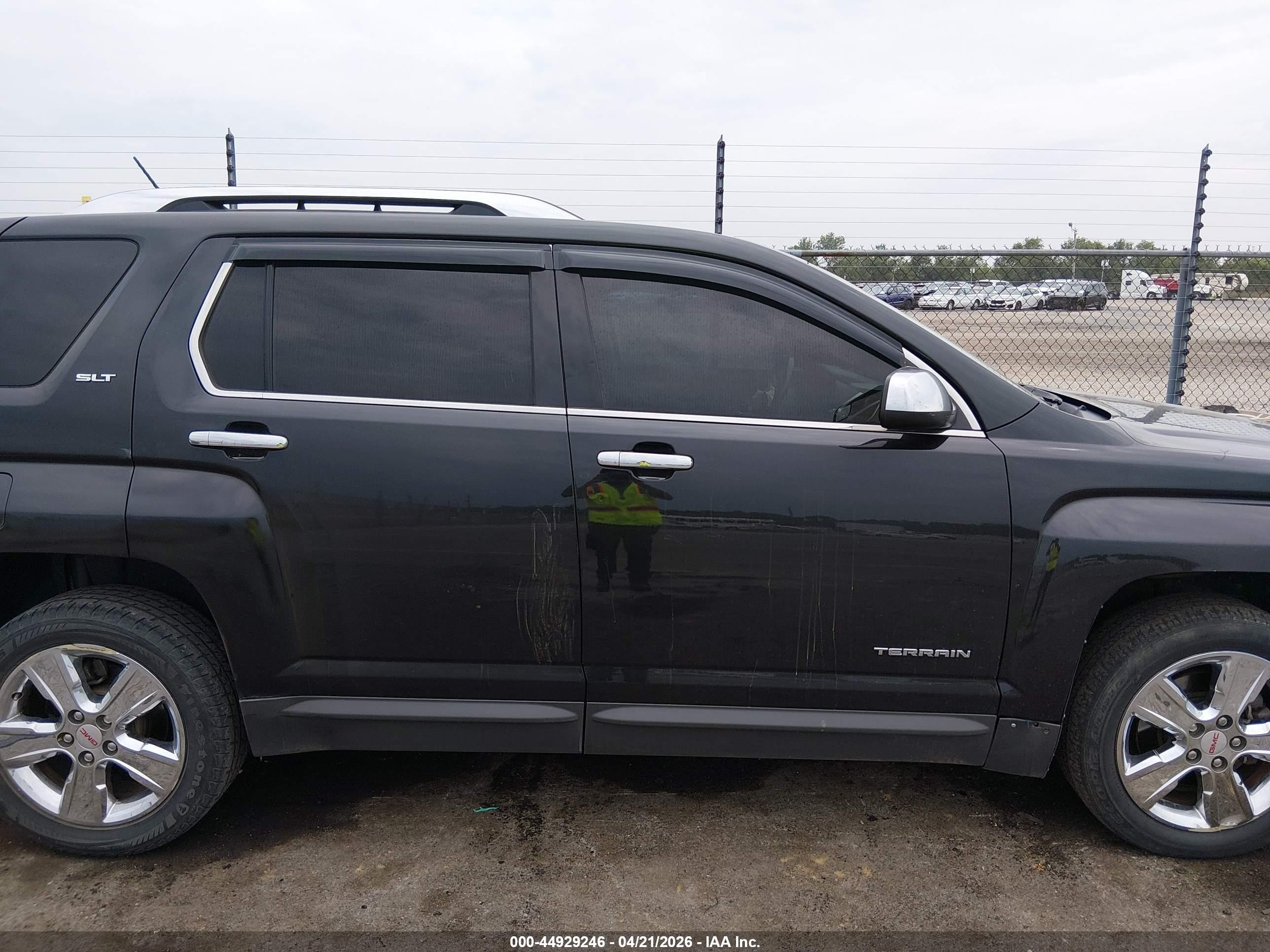 2014 Gmc Terrain Slt-2 Черный vin: 2GKALTEK1E6143808