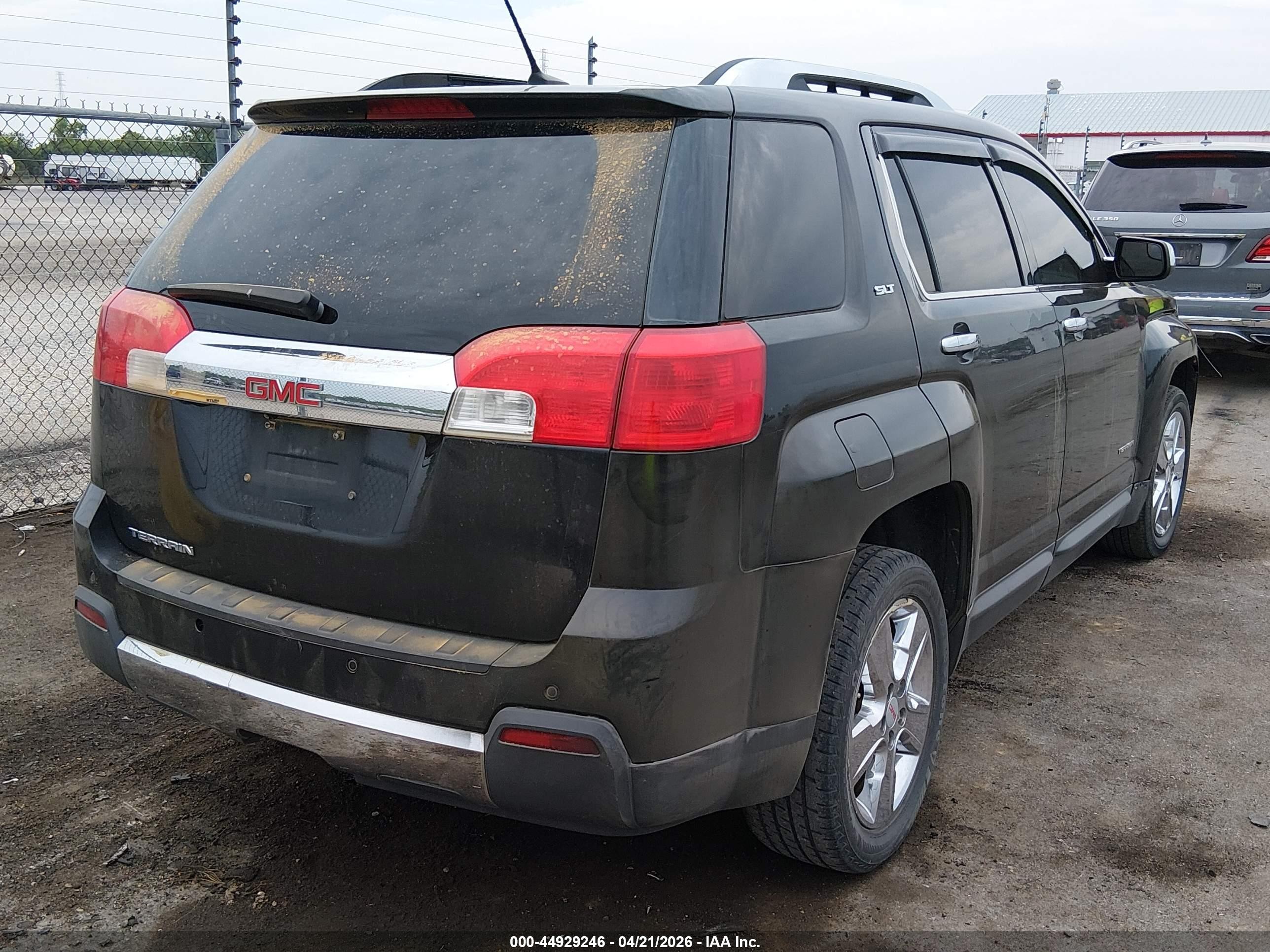 2014 Gmc Terrain Slt-2 Черный vin: 2GKALTEK1E6143808