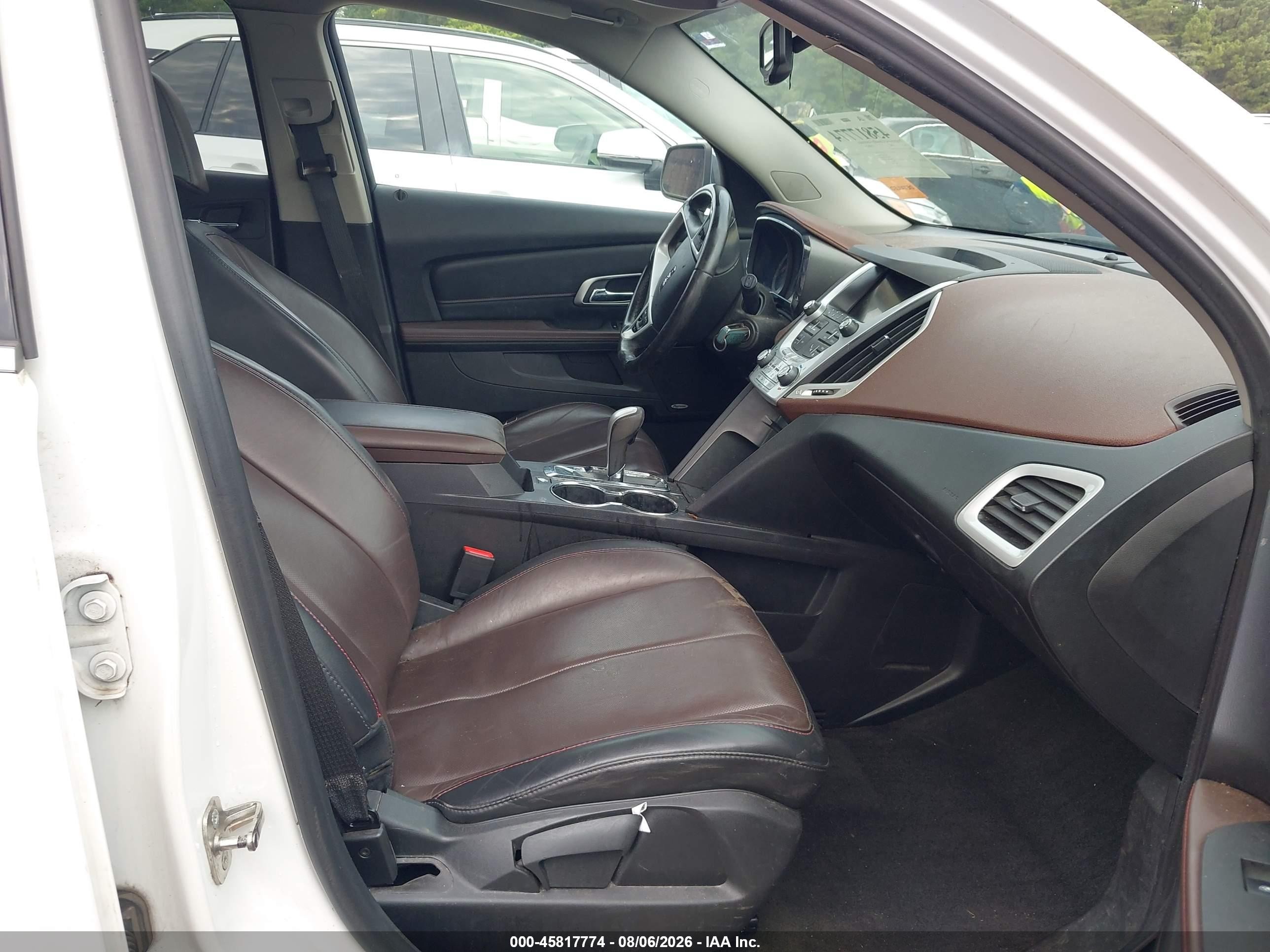 2015 Gmc Terrain Slt-2 White vin: 2GKALTEK1F6174607