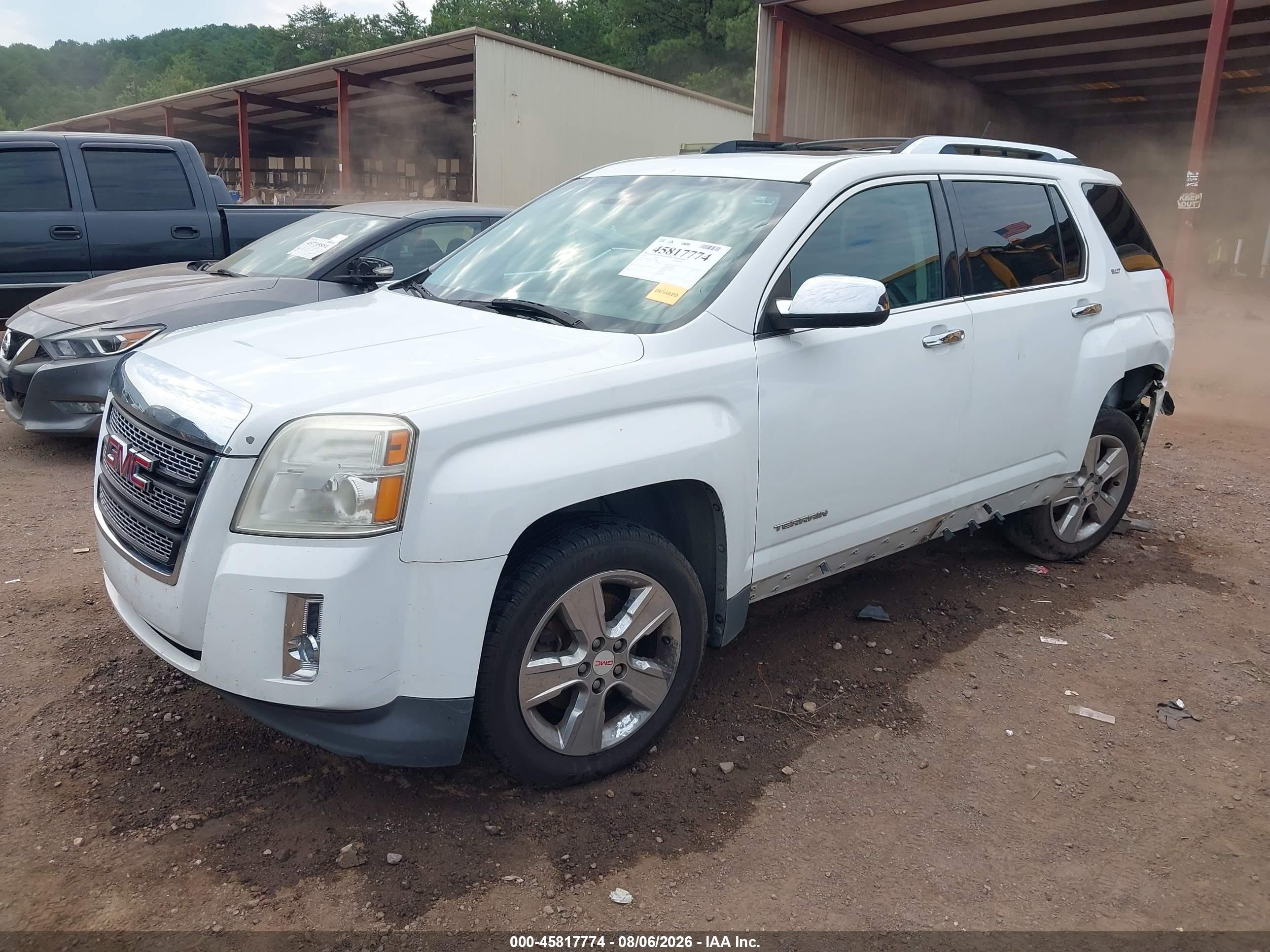 2015 Gmc Terrain Slt-2 White vin: 2GKALTEK1F6174607