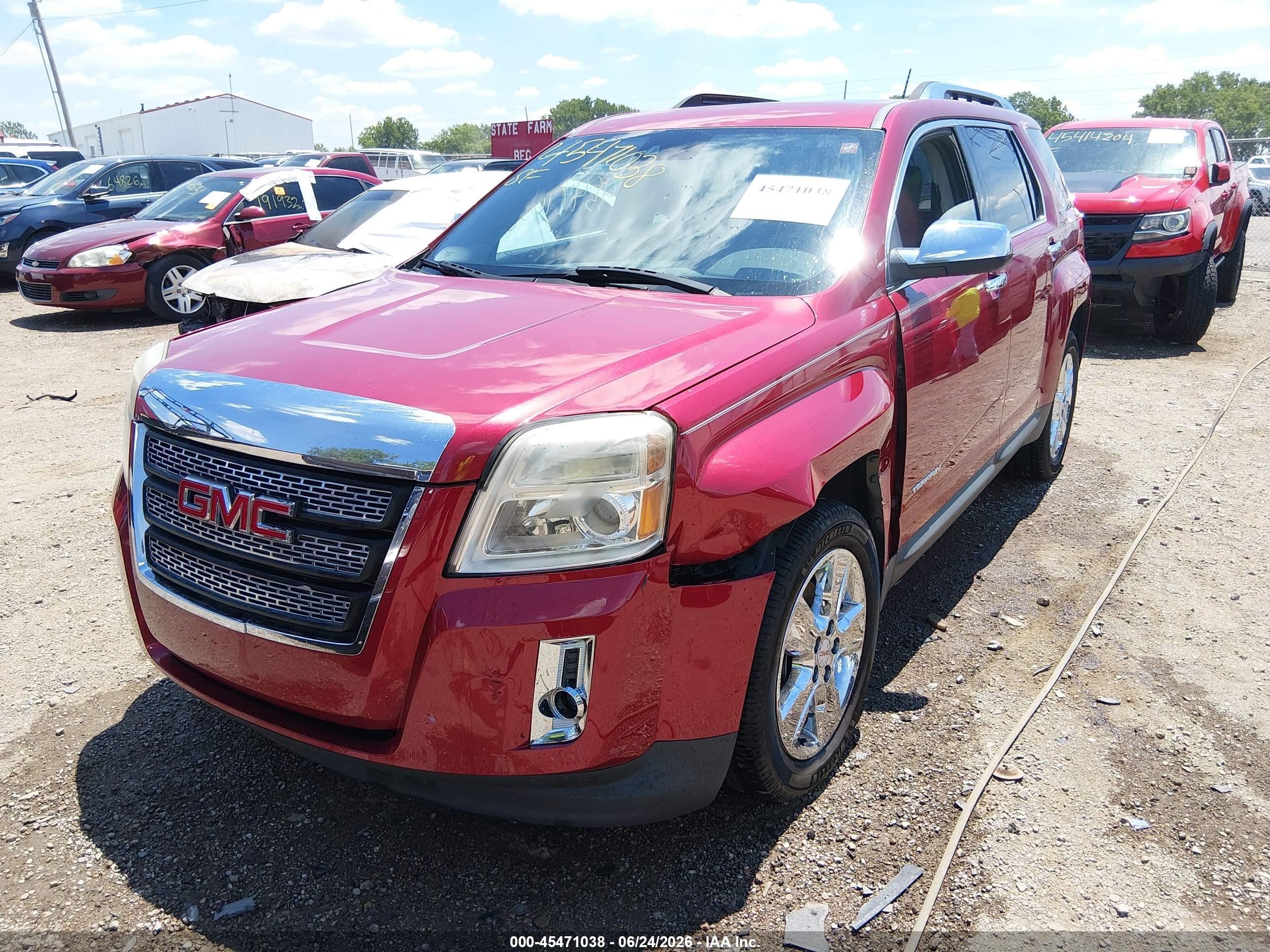 2014 Gmc Terrain Slt-2 Красный vin: 2GKALTEK3E6109143