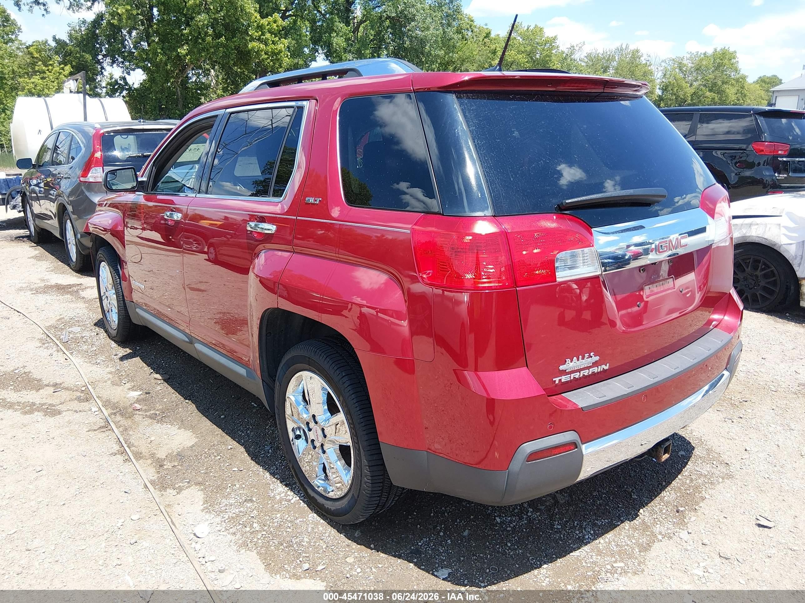 2014 Gmc Terrain Slt-2 Красный vin: 2GKALTEK3E6109143
