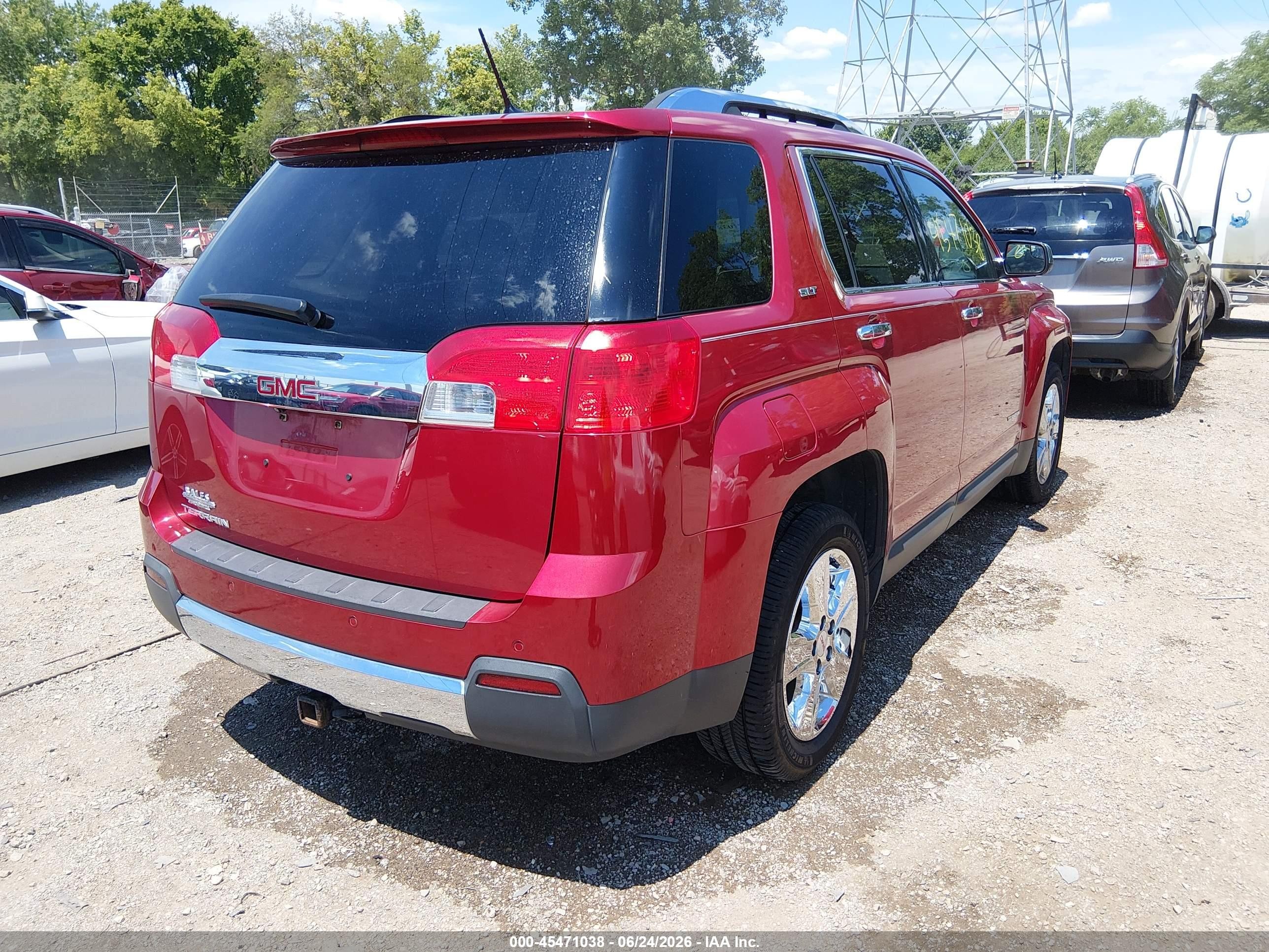 2014 Gmc Terrain Slt-2 Красный vin: 2GKALTEK3E6109143