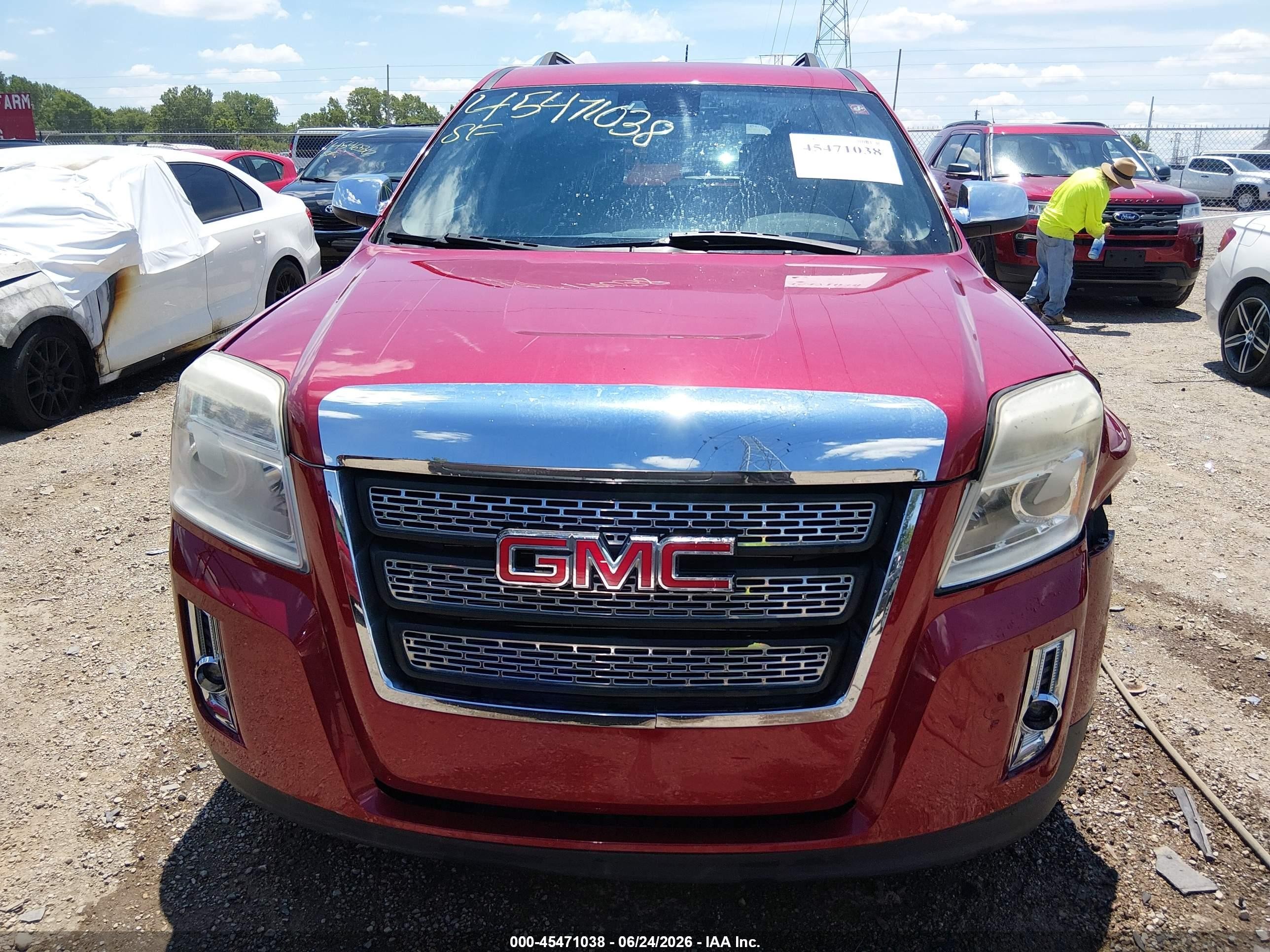 2014 Gmc Terrain Slt-2 Красный vin: 2GKALTEK3E6109143