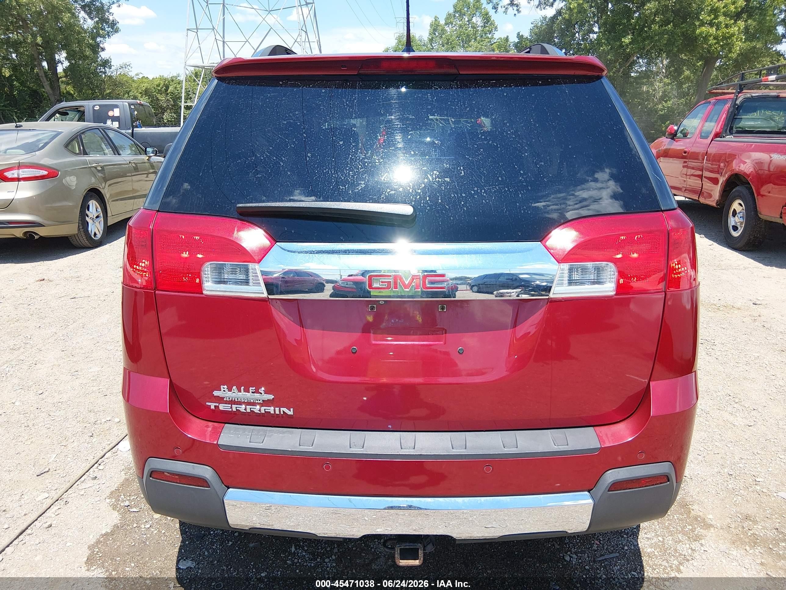 2014 Gmc Terrain Slt-2 Красный vin: 2GKALTEK3E6109143