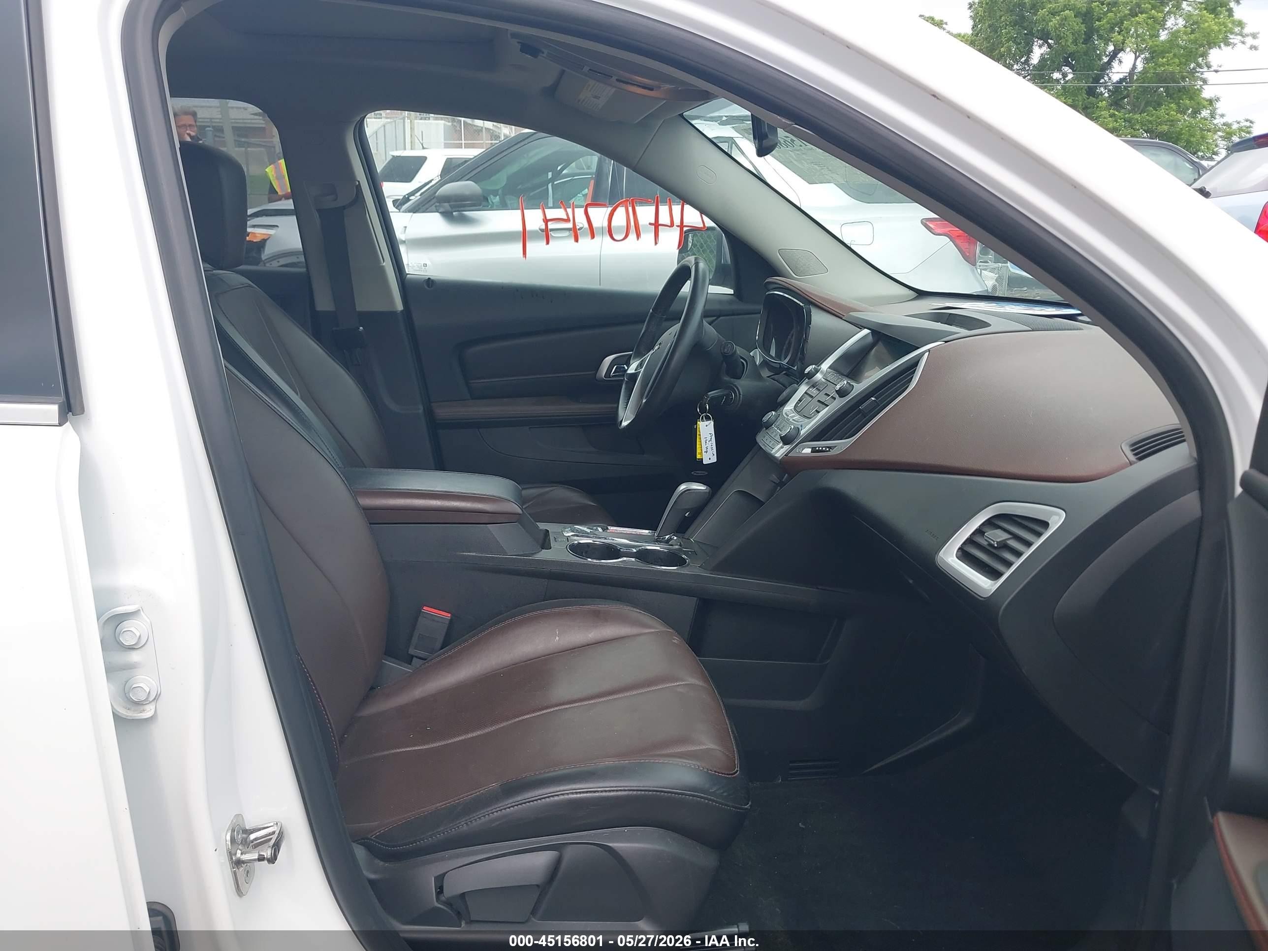 2014 Gmc Terrain Slt-2 White vin: 2GKALTEK3E6249371