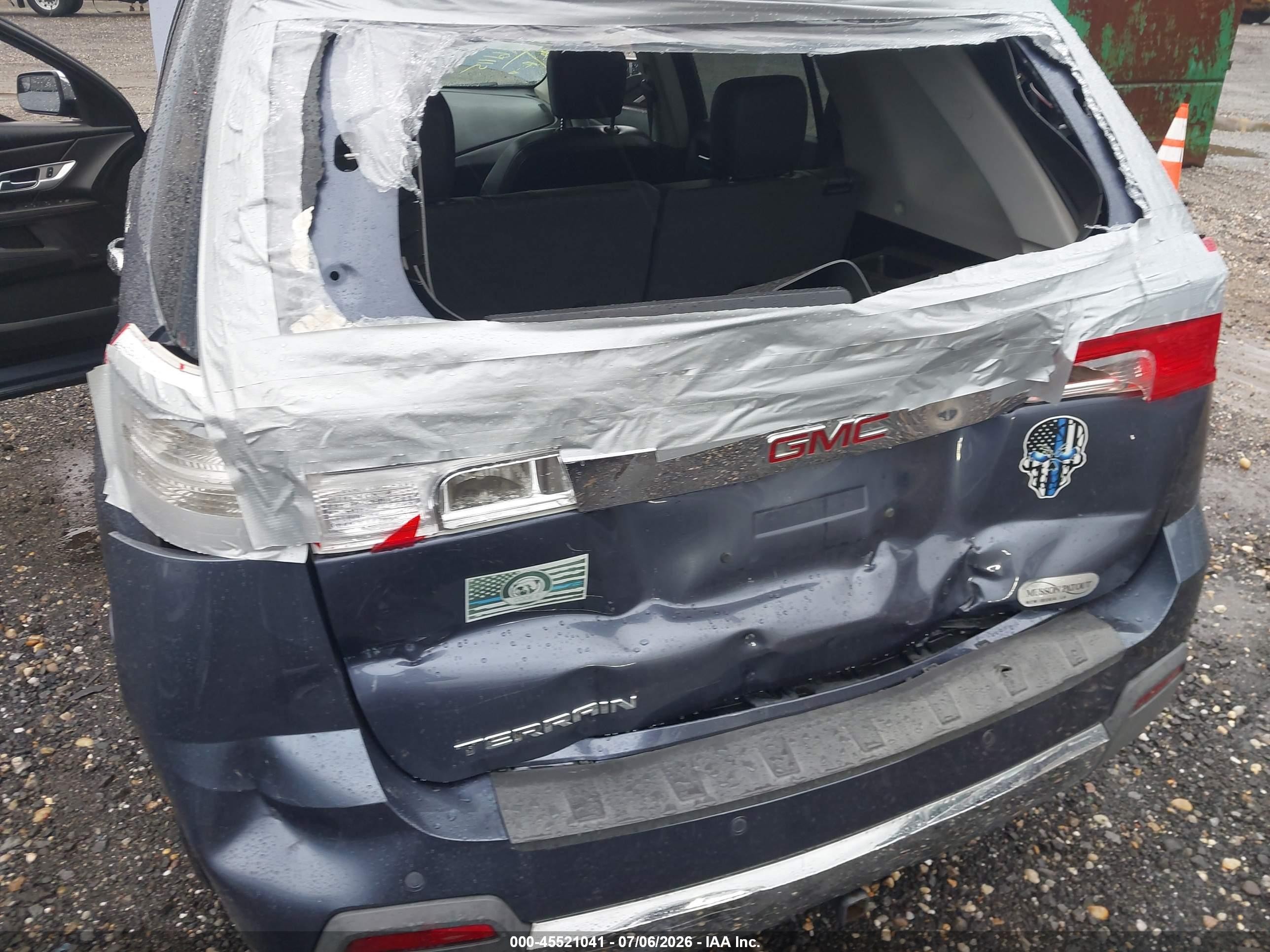 2014 Gmc Terrain Slt-2 Blue vin: 2GKALTEK3E6310749