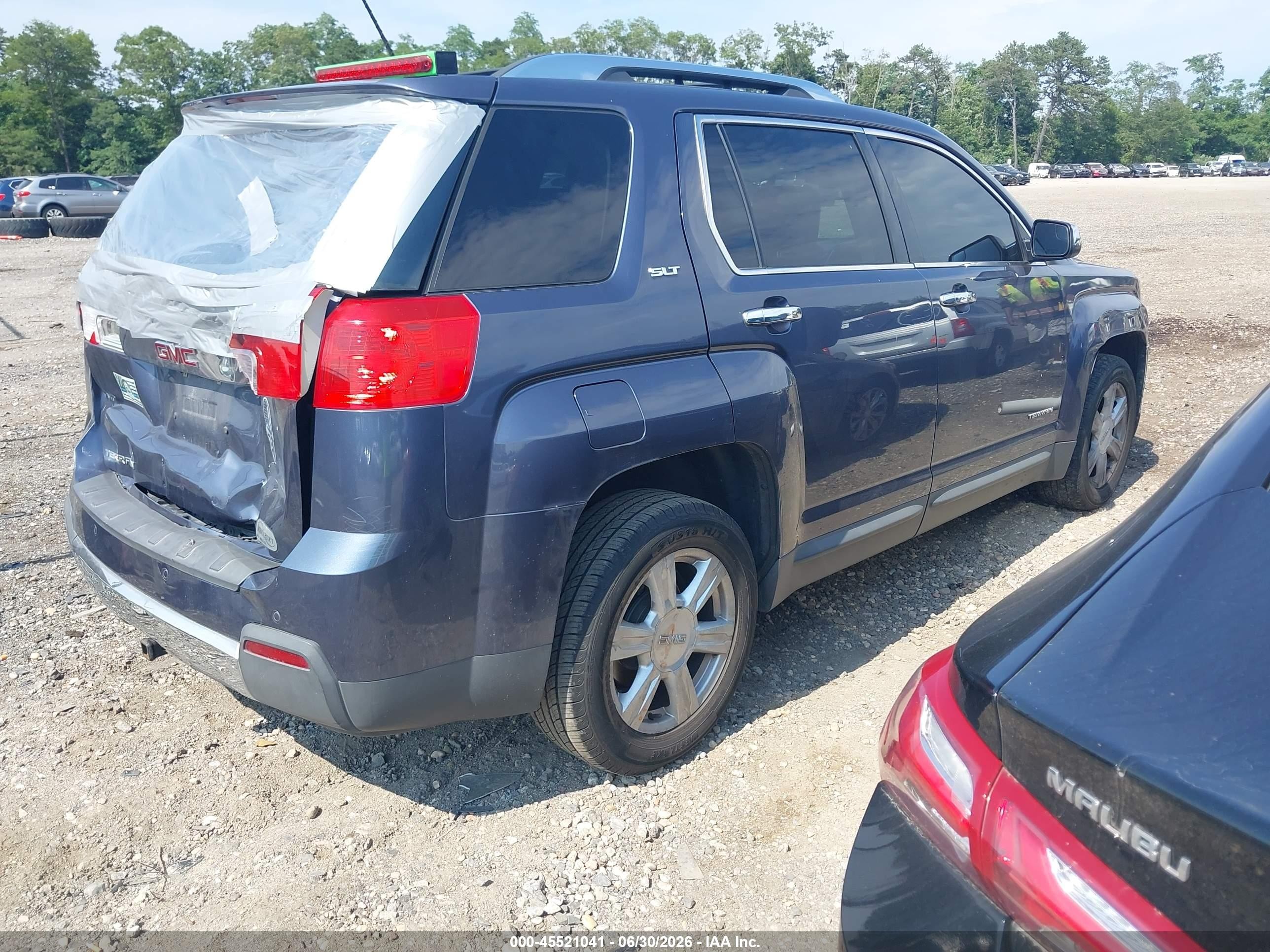 2014 Gmc Terrain Slt-2 Blue vin: 2GKALTEK3E6310749