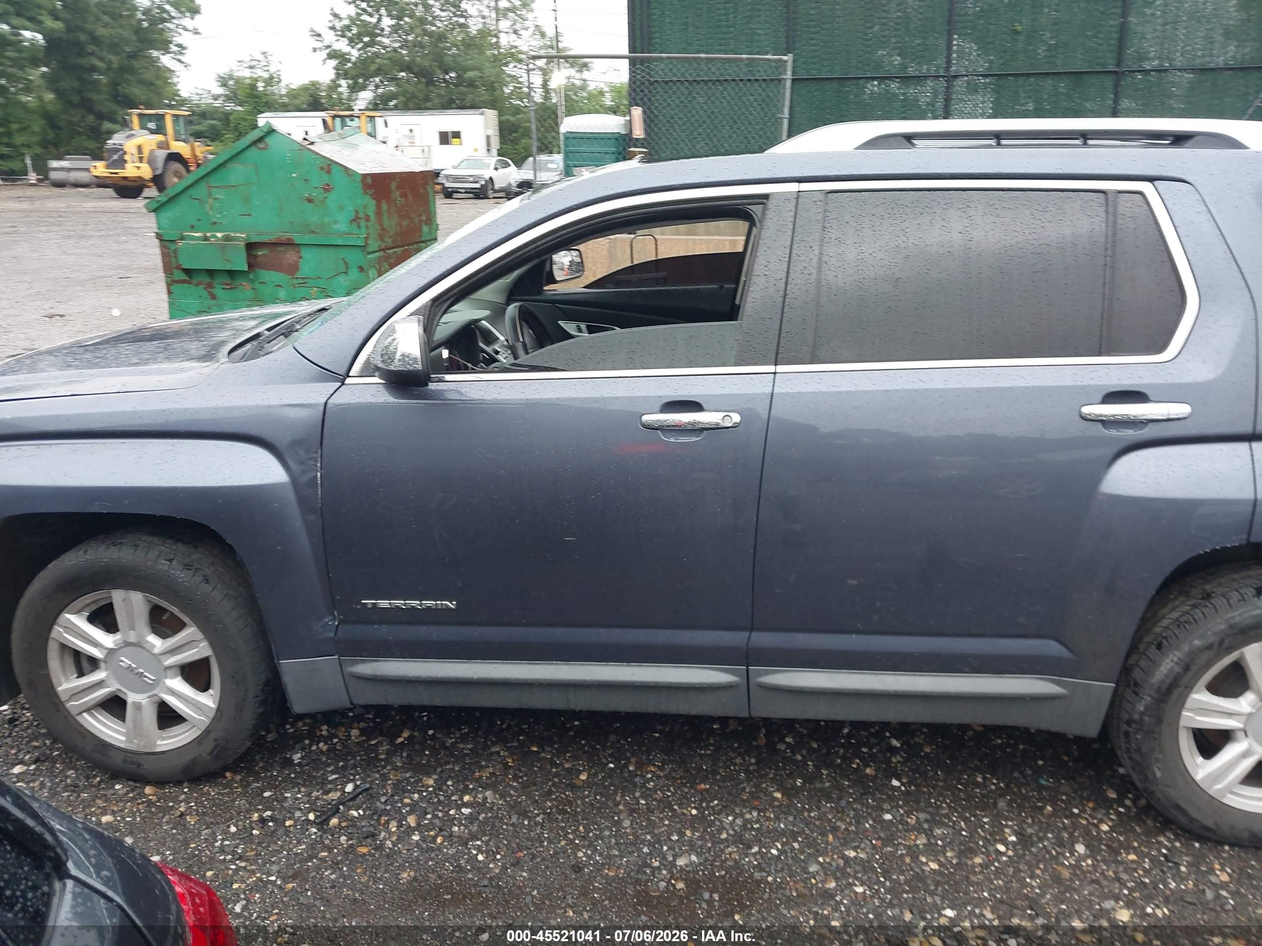 2014 Gmc Terrain Slt-2 Blue vin: 2GKALTEK3E6310749