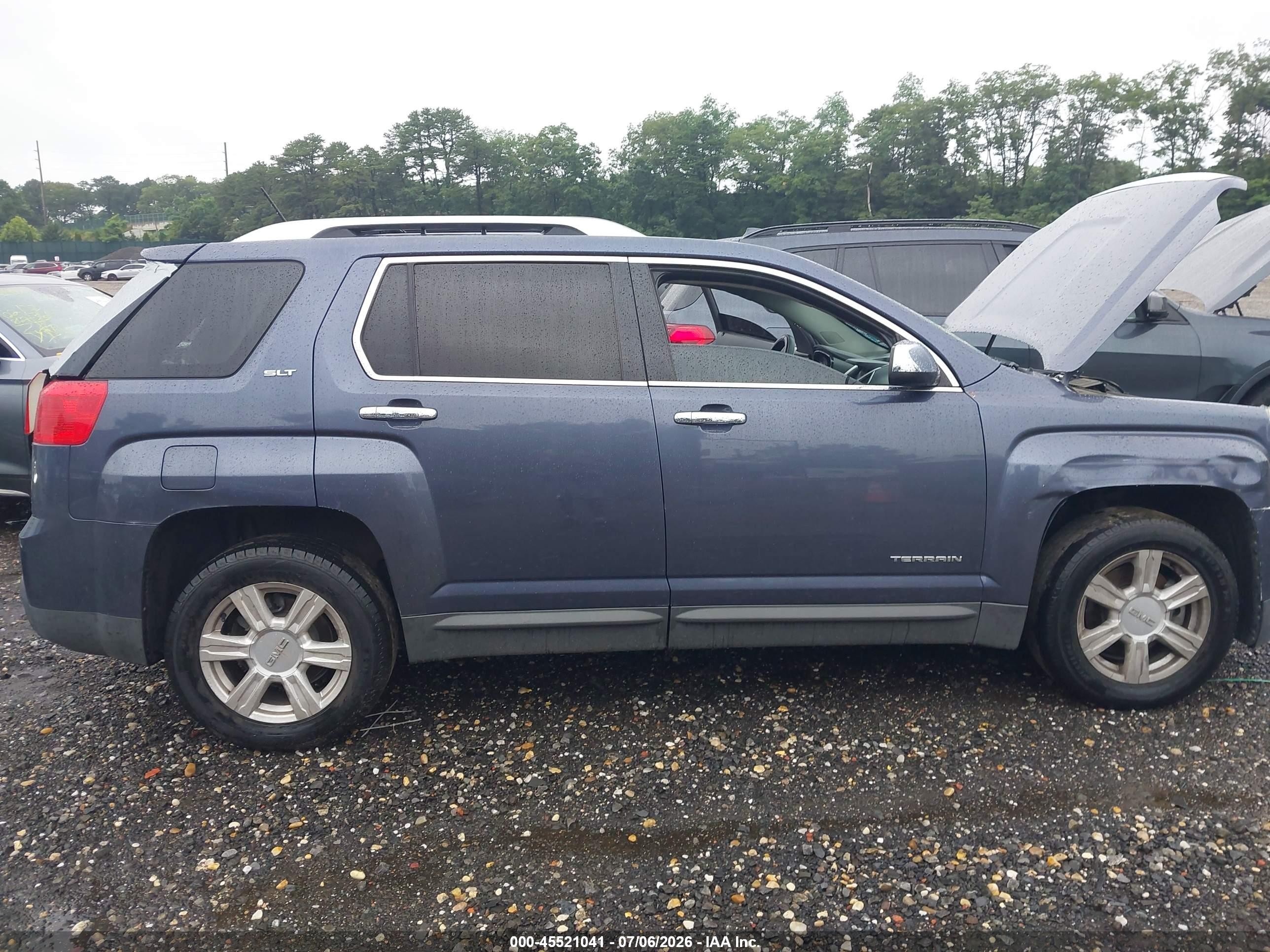 2014 Gmc Terrain Slt-2 Blue vin: 2GKALTEK3E6310749