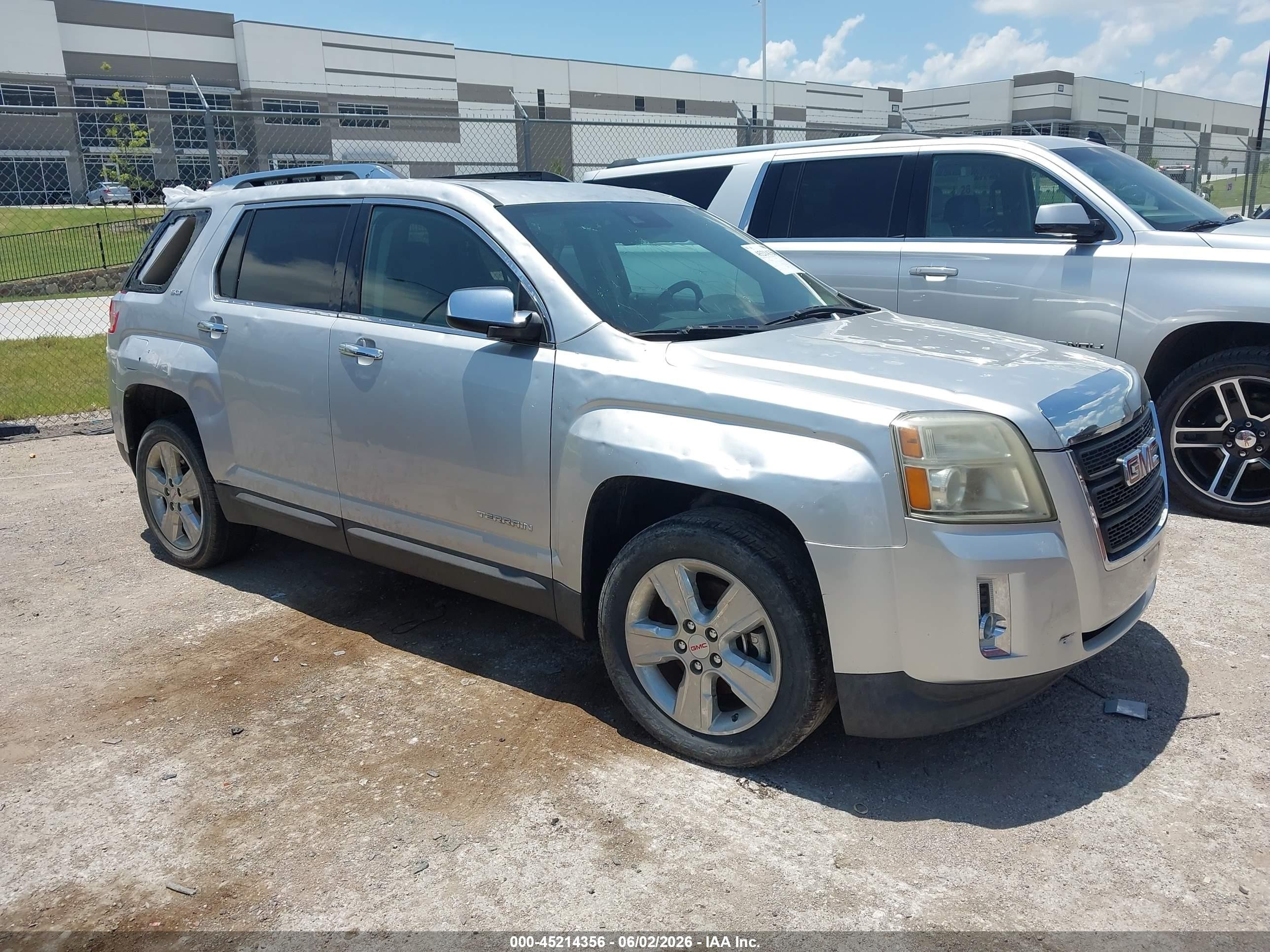2015 Gmc Terrain Slt-2 Silver vin: 2GKALTEK3F6124047