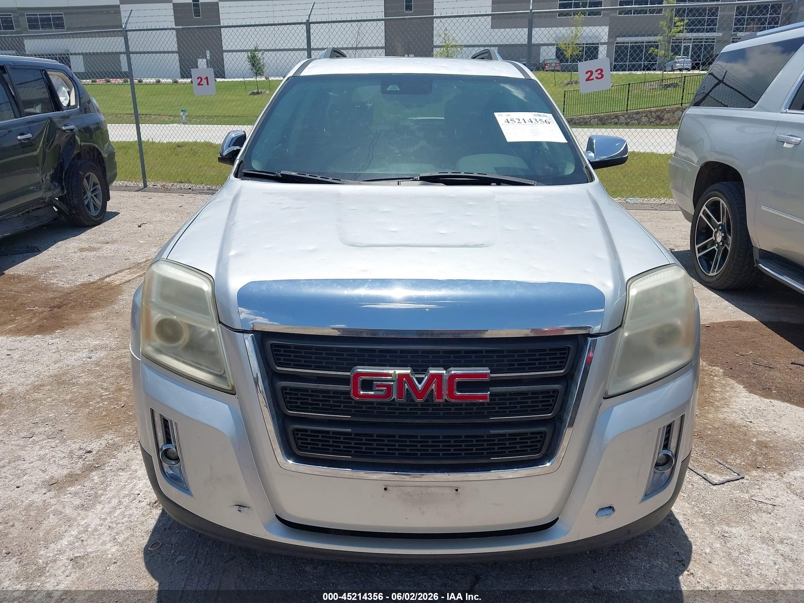2015 Gmc Terrain Slt-2 Silver vin: 2GKALTEK3F6124047