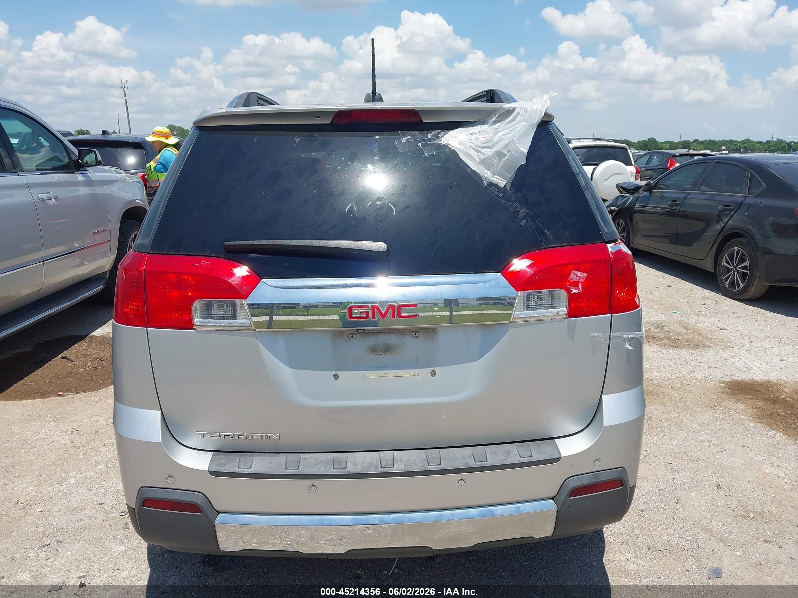 2015 Gmc Terrain Slt-2 Silver vin: 2GKALTEK3F6124047