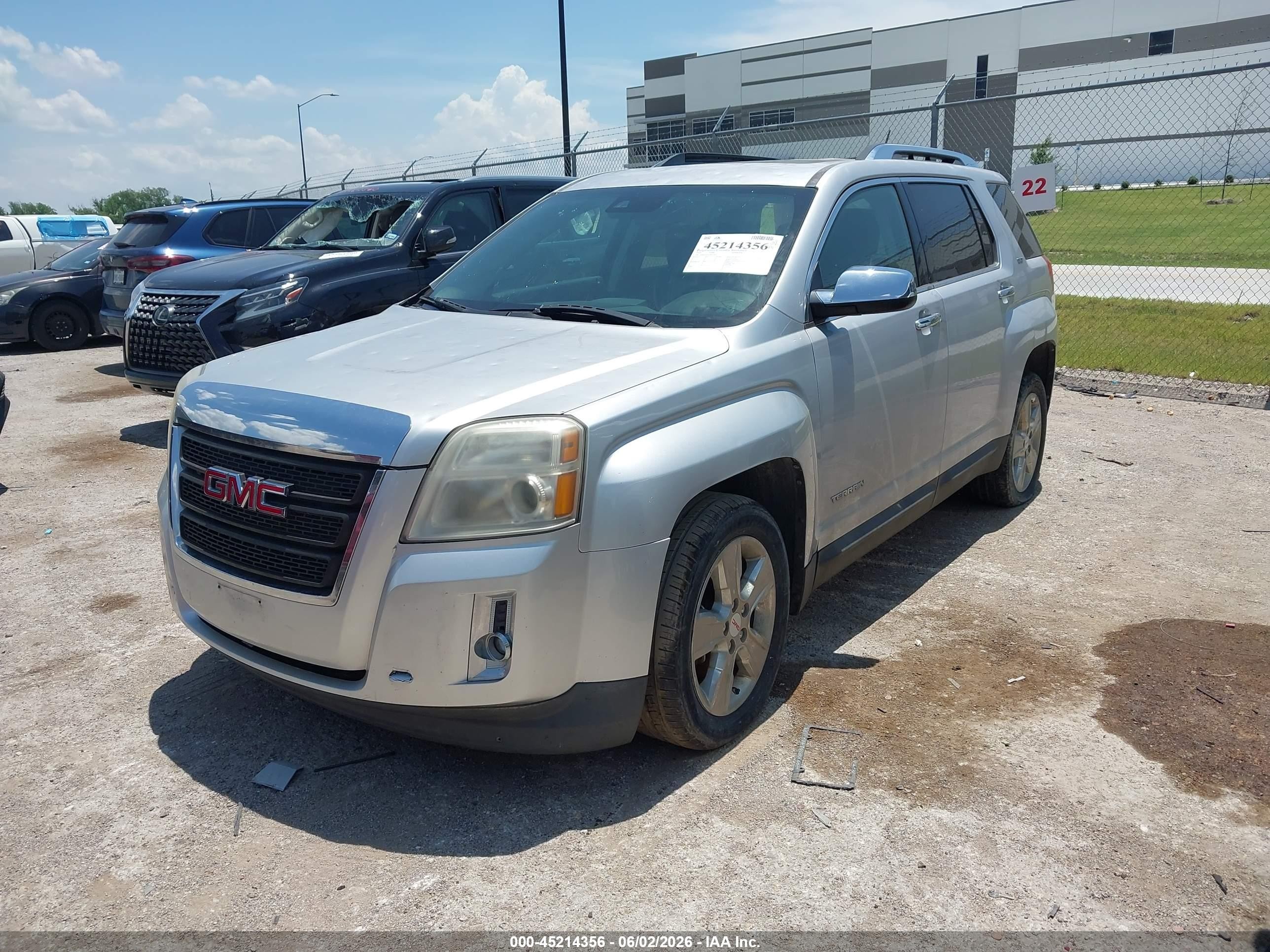 2015 Gmc Terrain Slt-2 Silver vin: 2GKALTEK3F6124047