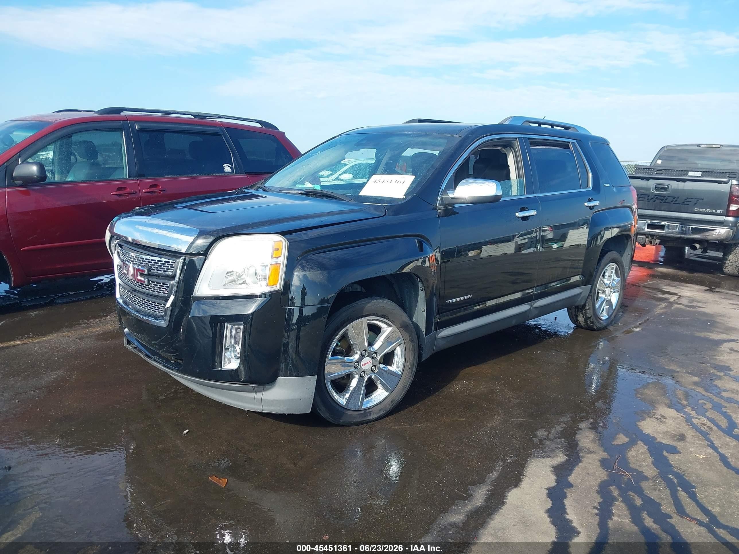 2015 Gmc Terrain Slt-2 Black vin: 2GKALTEK3F6374548