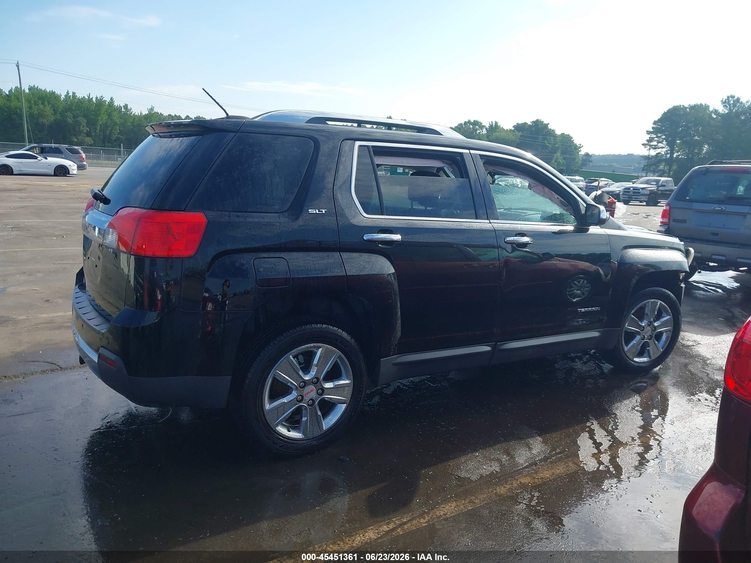 2015 Gmc Terrain Slt-2 Black vin: 2GKALTEK3F6374548