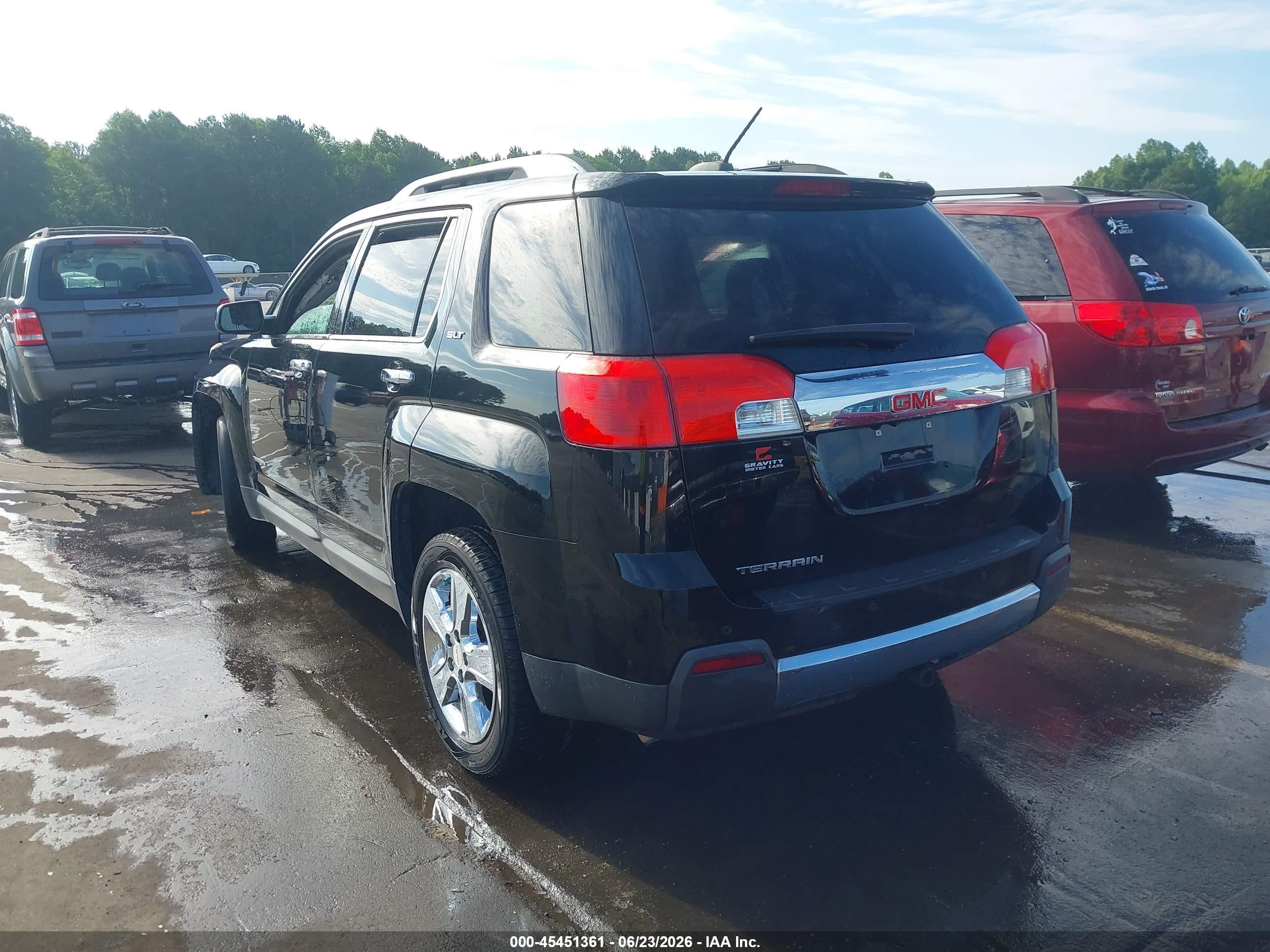 2015 Gmc Terrain Slt-2 Black vin: 2GKALTEK3F6374548