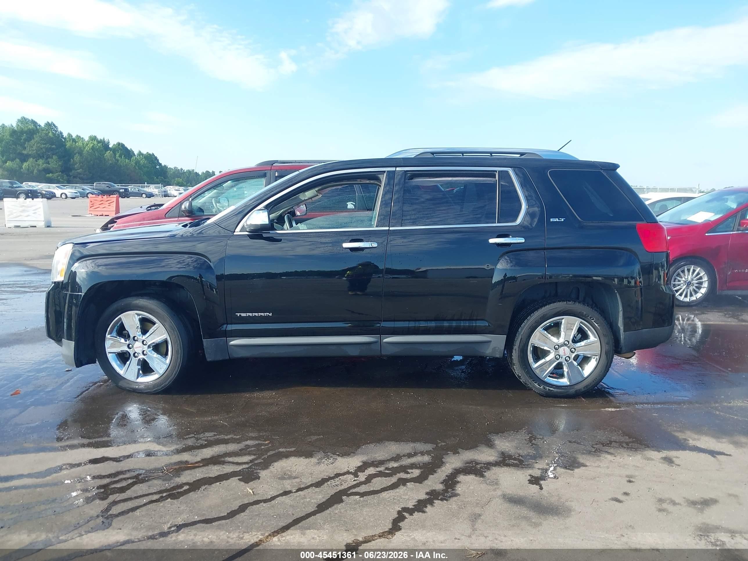 2015 Gmc Terrain Slt-2 Black vin: 2GKALTEK3F6374548