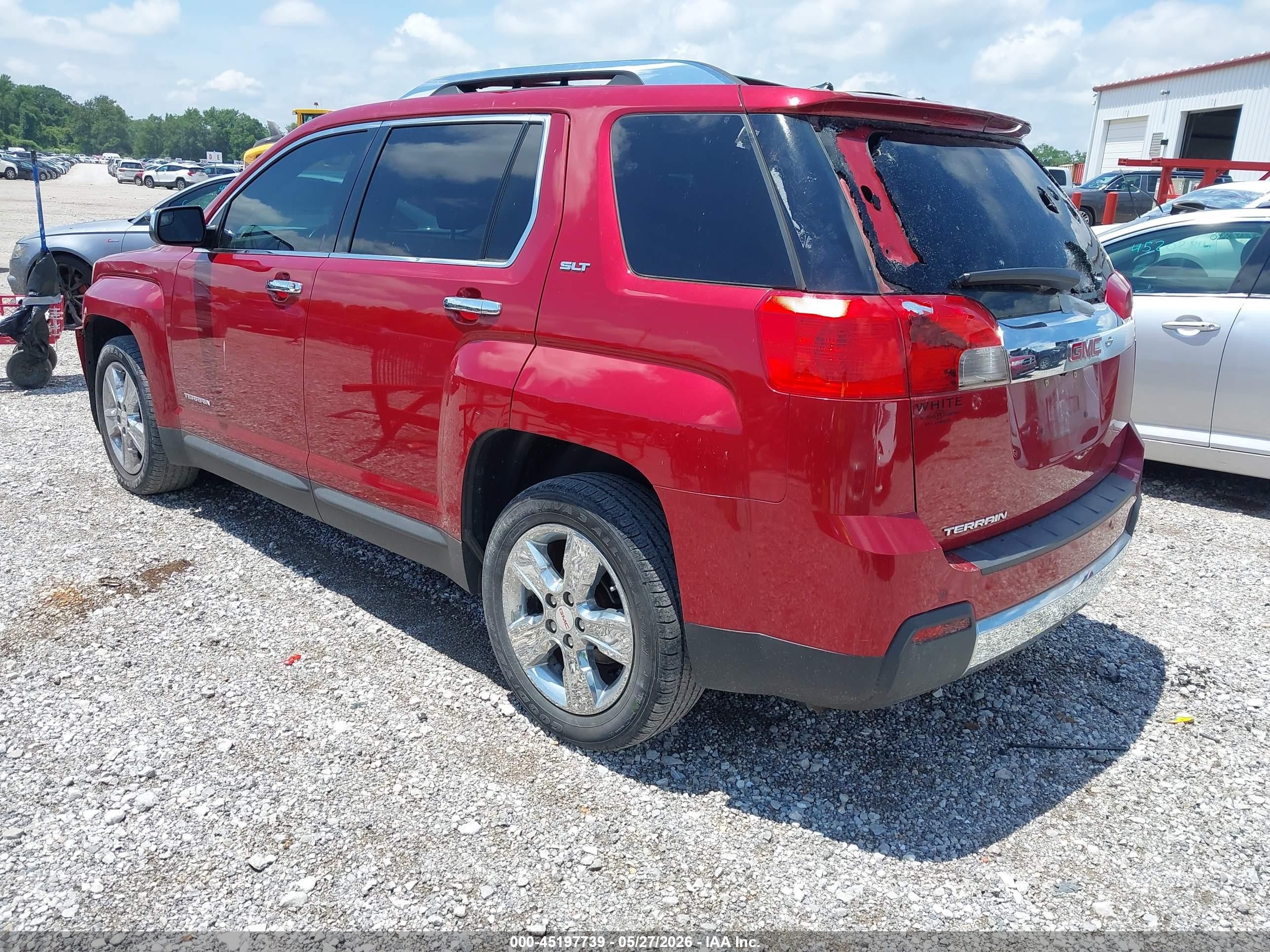 2014 Gmc Terrain Slt-2 Red vin: 2GKALTEK5E6236895