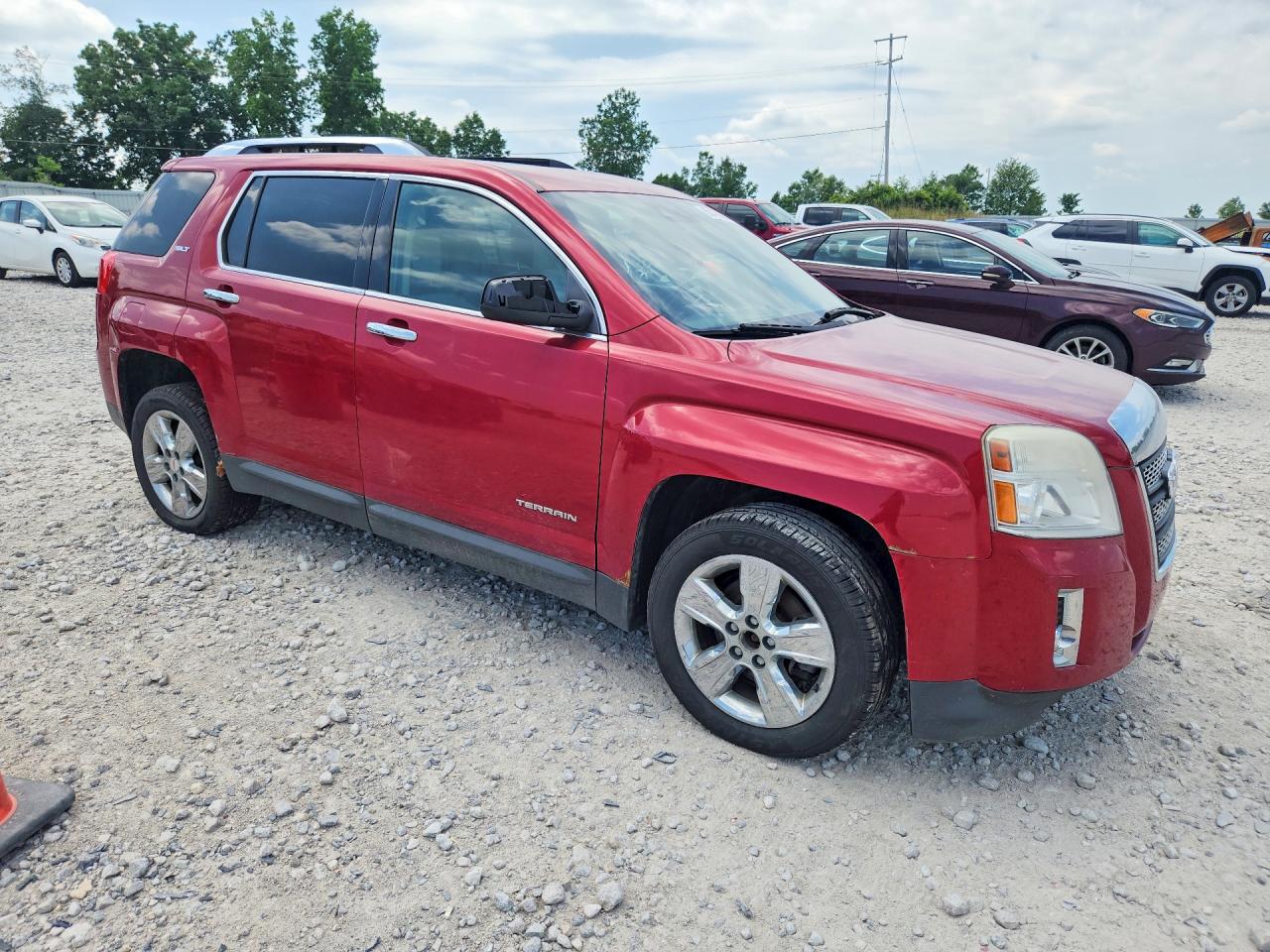 2014 Gmc Terrain Slt Red vin: 2GKALTEK6E6112053