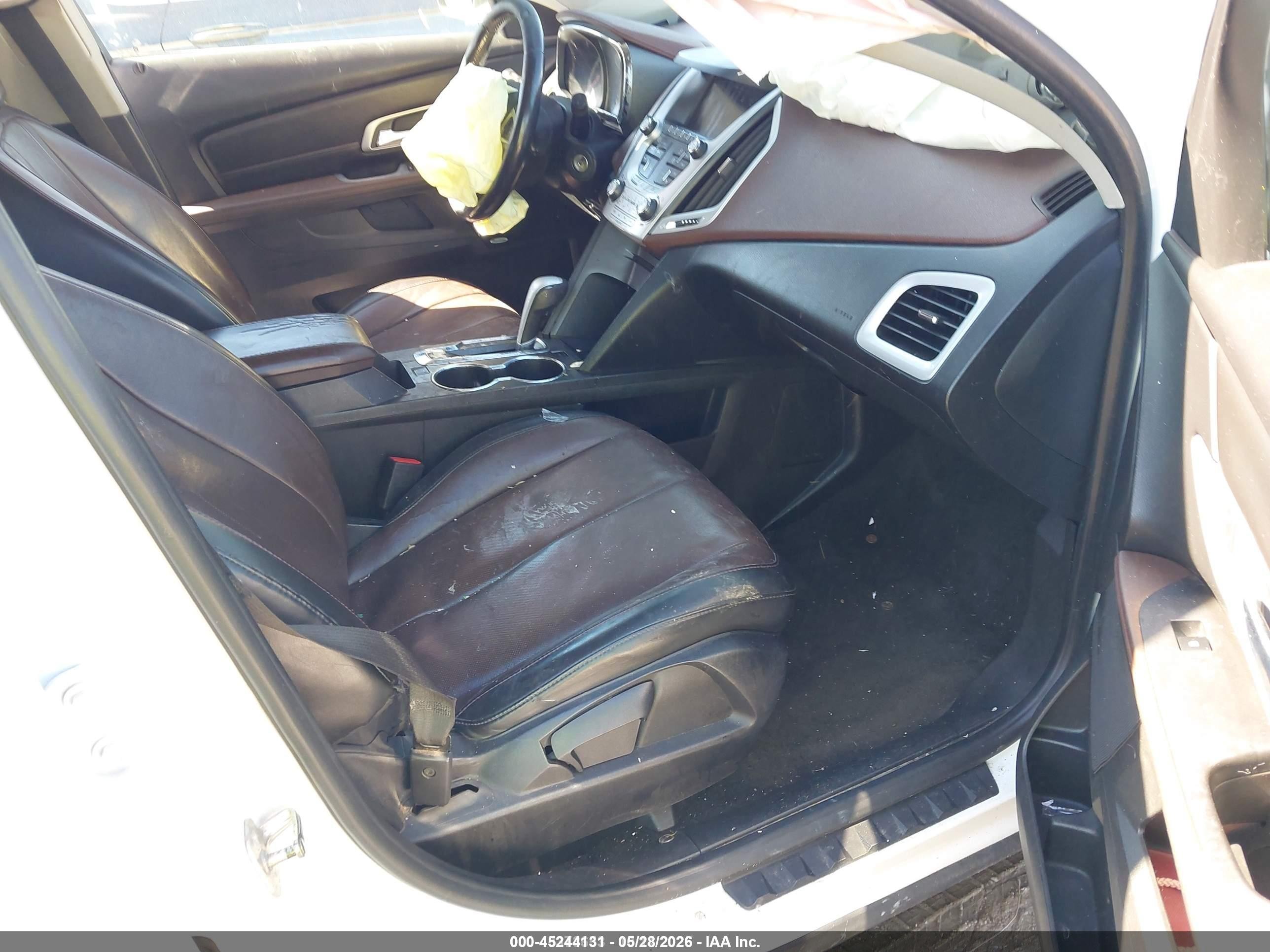 2014 Gmc Terrain Slt-2 Белый vin: 2GKALTEK7E6108545