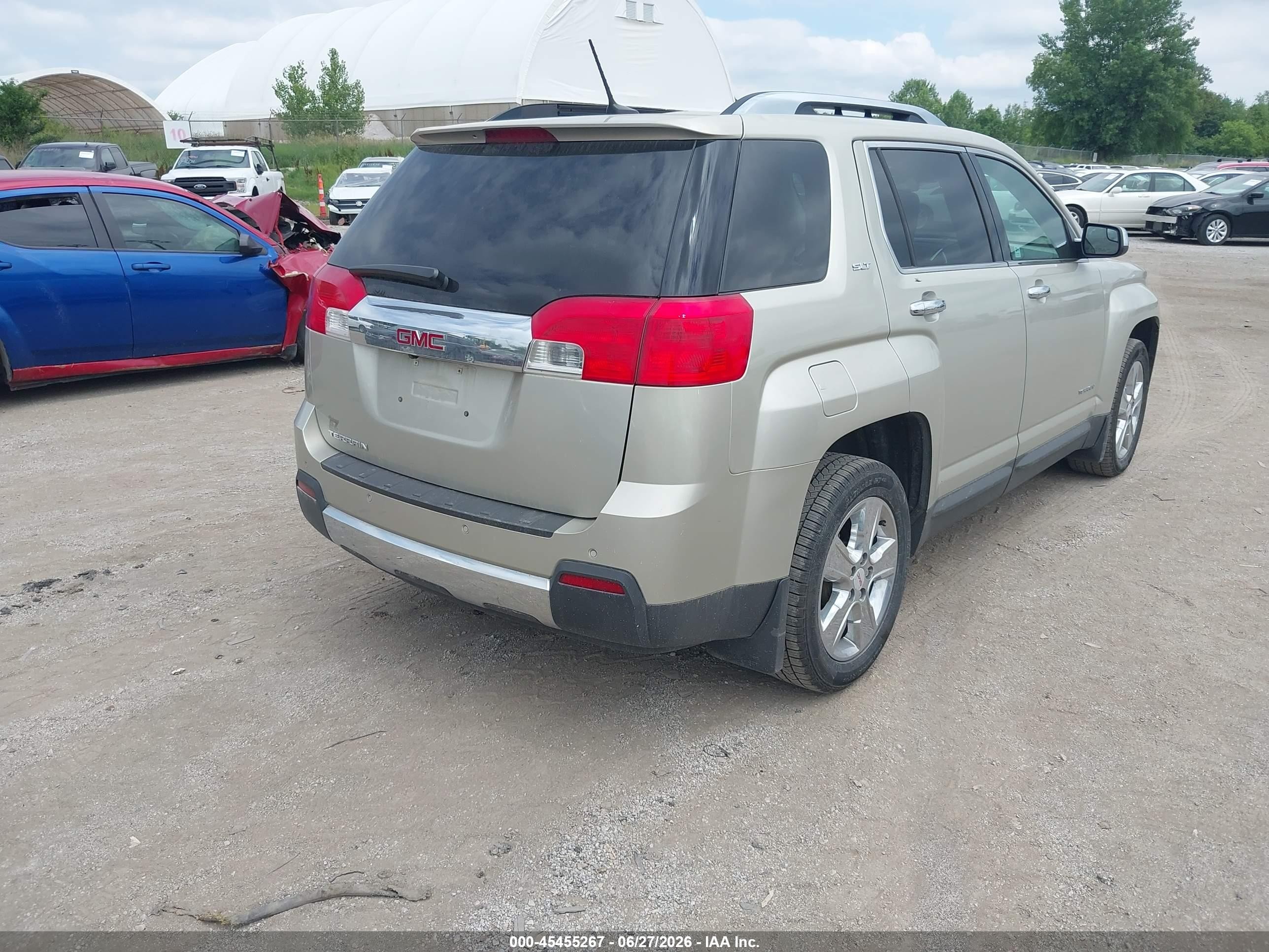 2014 Gmc Terrain Slt-2 Золотой vin: 2GKALTEK7E6116970