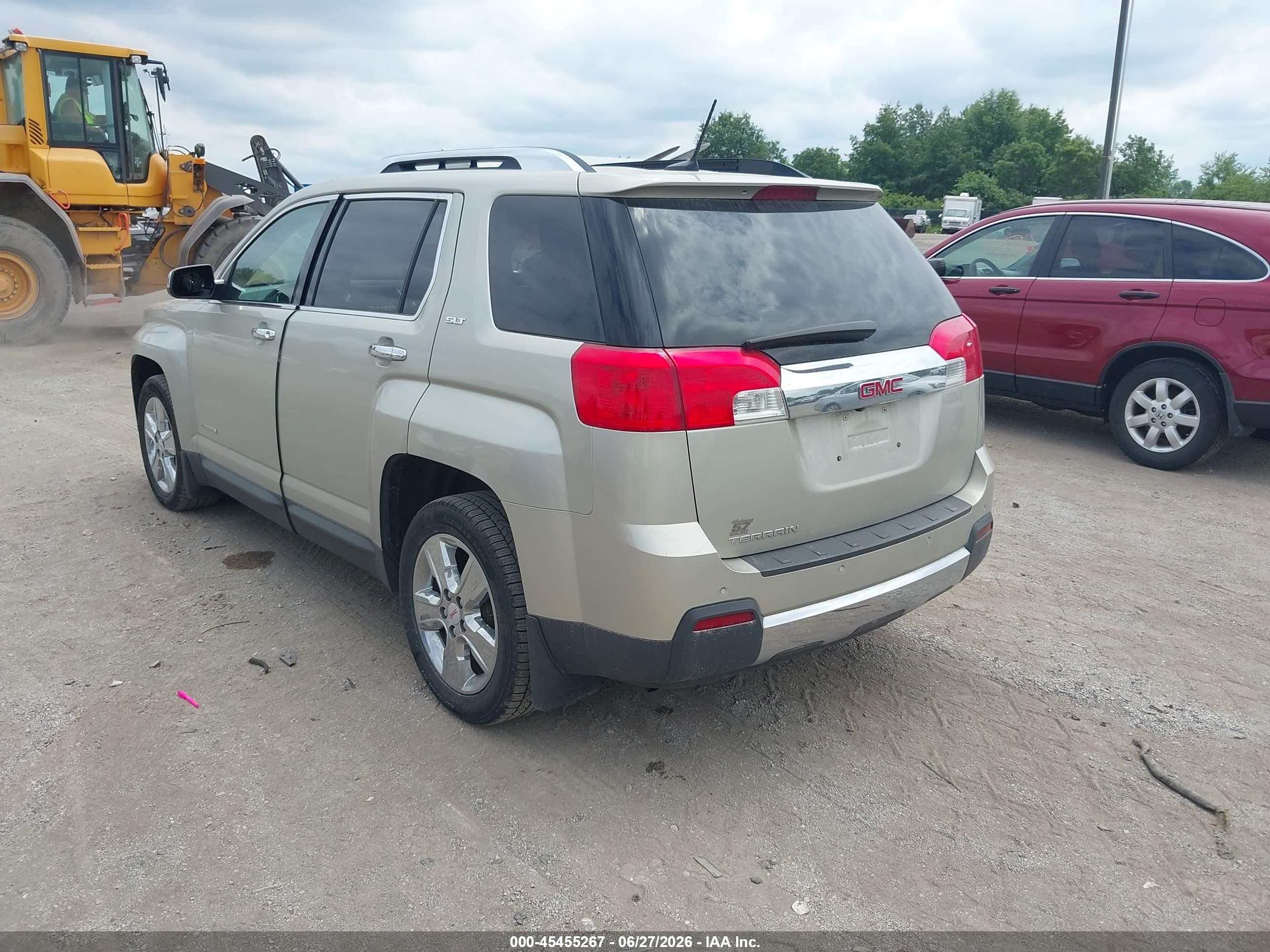 2014 Gmc Terrain Slt-2 Золотой vin: 2GKALTEK7E6116970