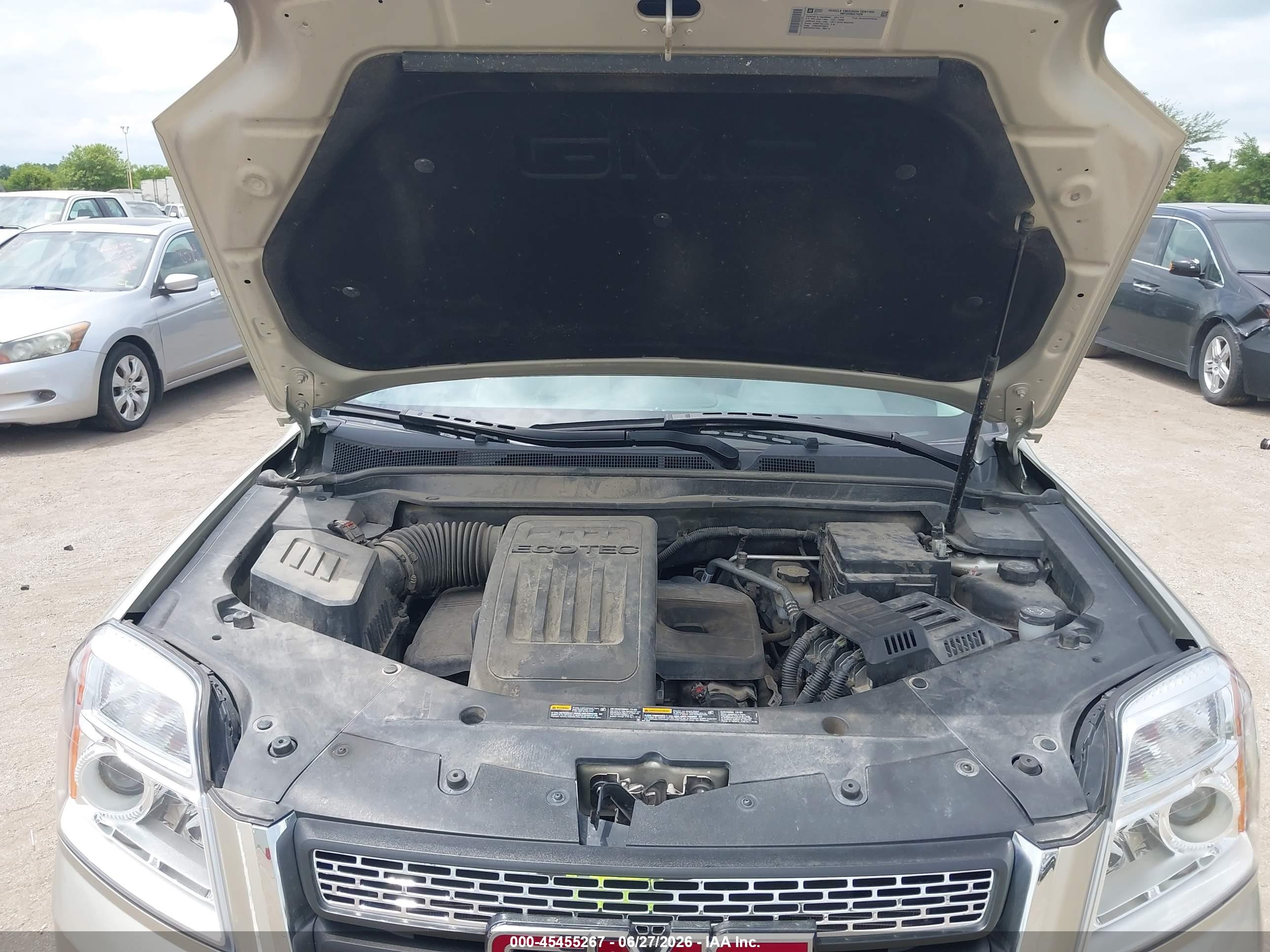 2014 Gmc Terrain Slt-2 Золотой vin: 2GKALTEK7E6116970