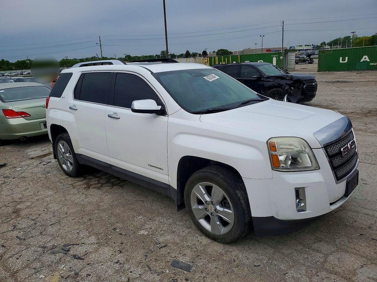 2014 Gmc Terrain Slt White vin: 2GKALTEK7E6155395