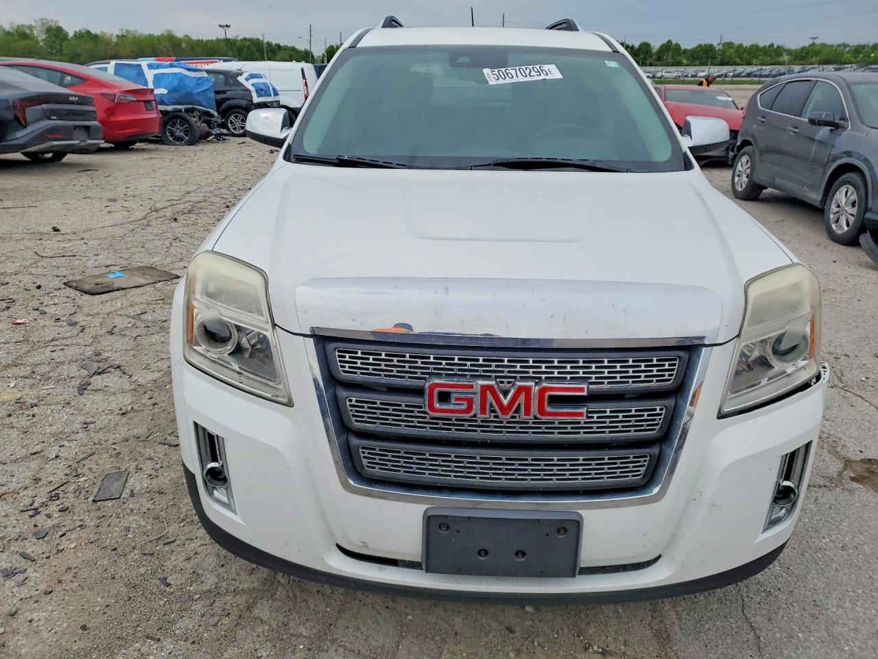 2014 Gmc Terrain Slt White vin: 2GKALTEK7E6155395