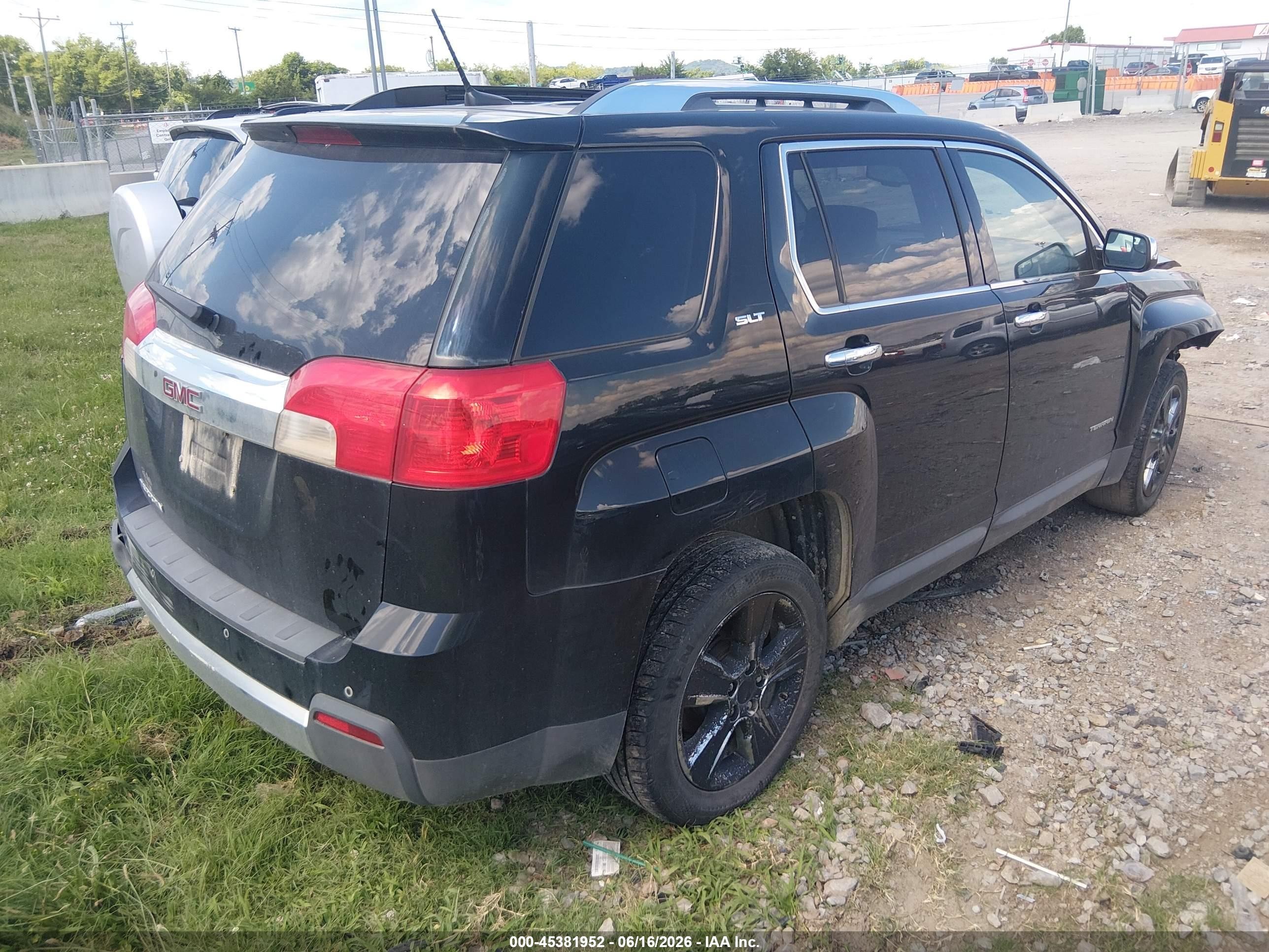2014 Gmc Terrain Slt-2 Black vin: 2GKALTEK7E6355144
