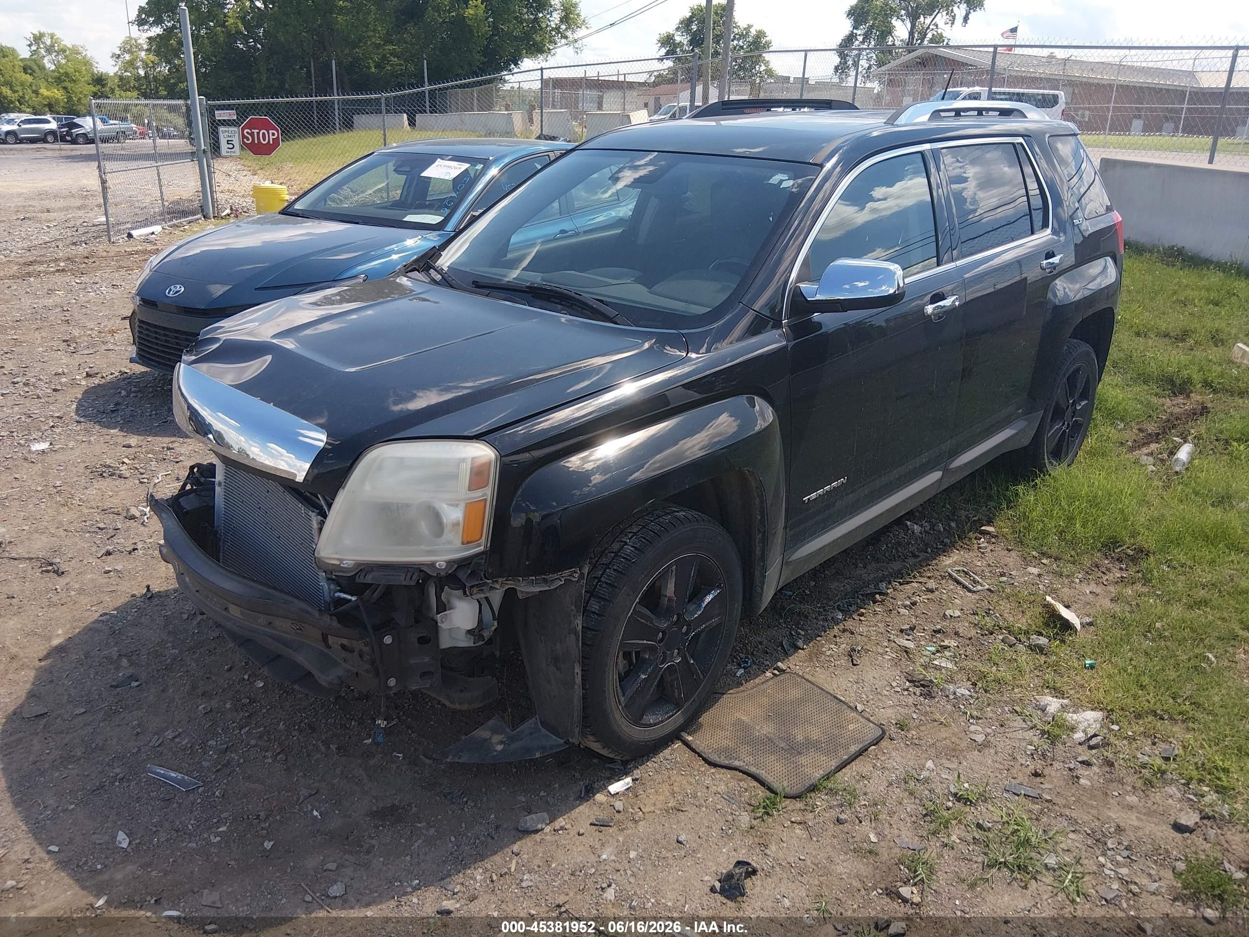 2014 Gmc Terrain Slt-2 Black vin: 2GKALTEK7E6355144
