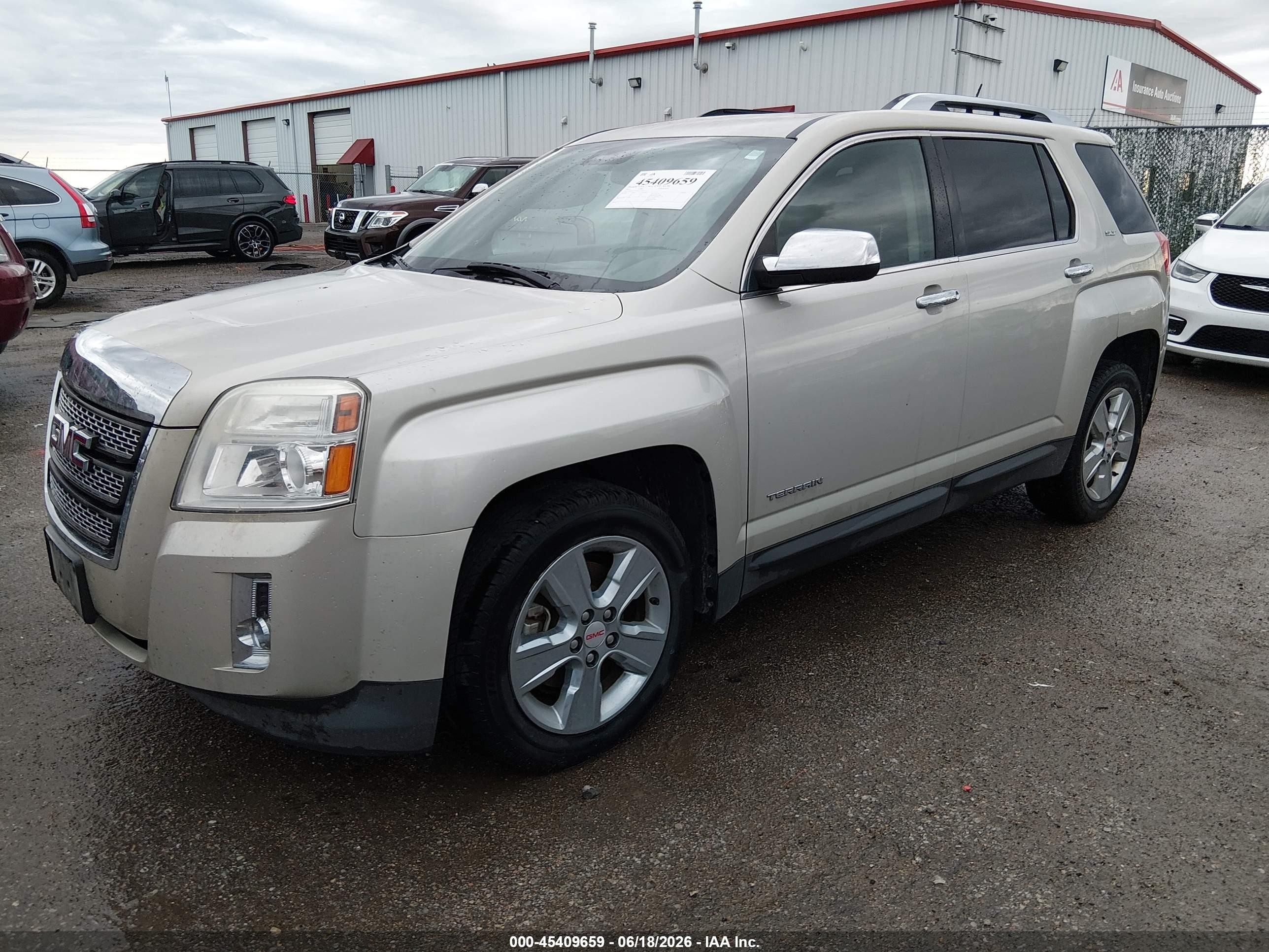 2015 Gmc Terrain Slt-2 Champagne vin: 2GKALTEK9F6373906