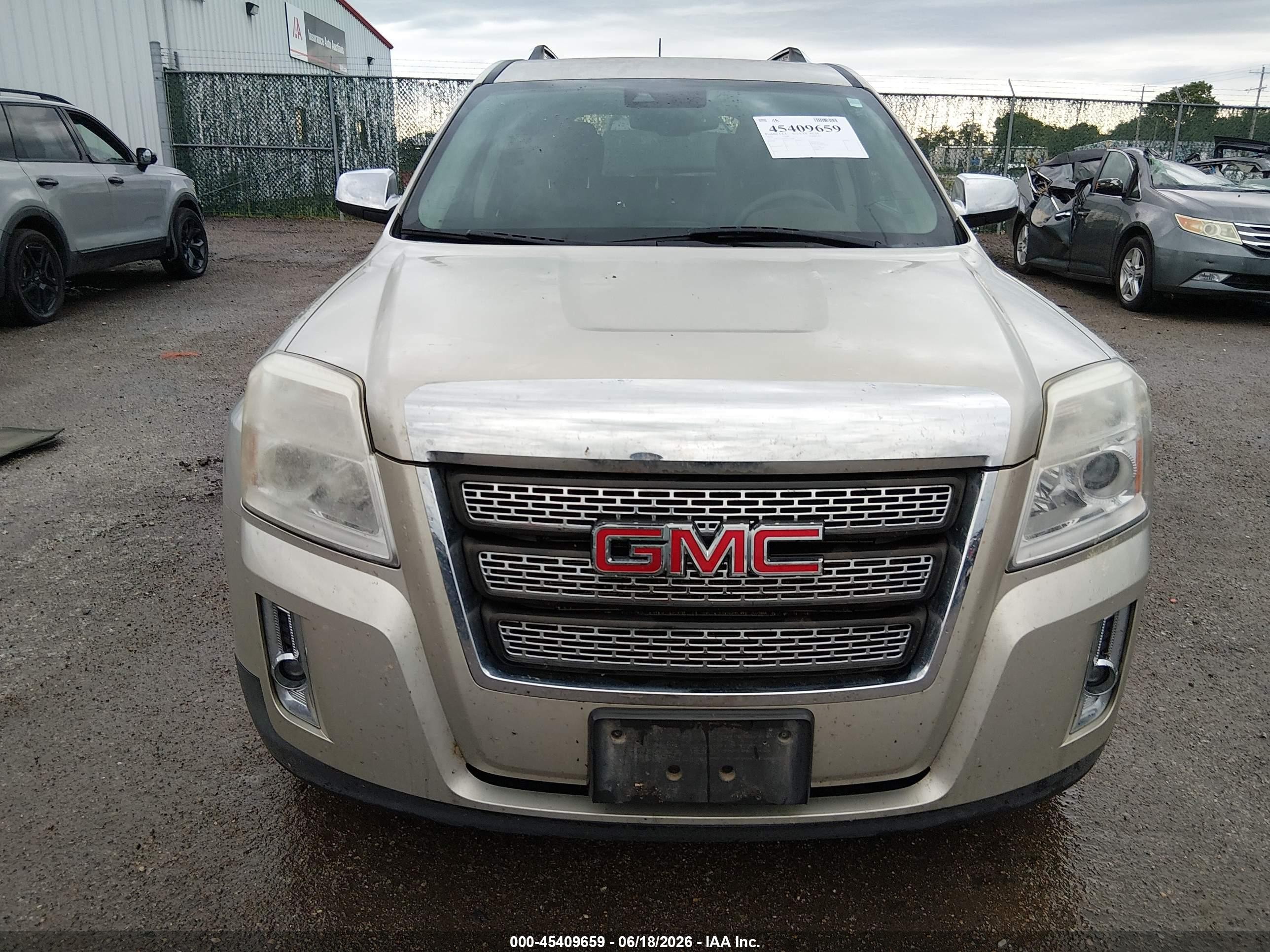2015 Gmc Terrain Slt-2 Champagne vin: 2GKALTEK9F6373906