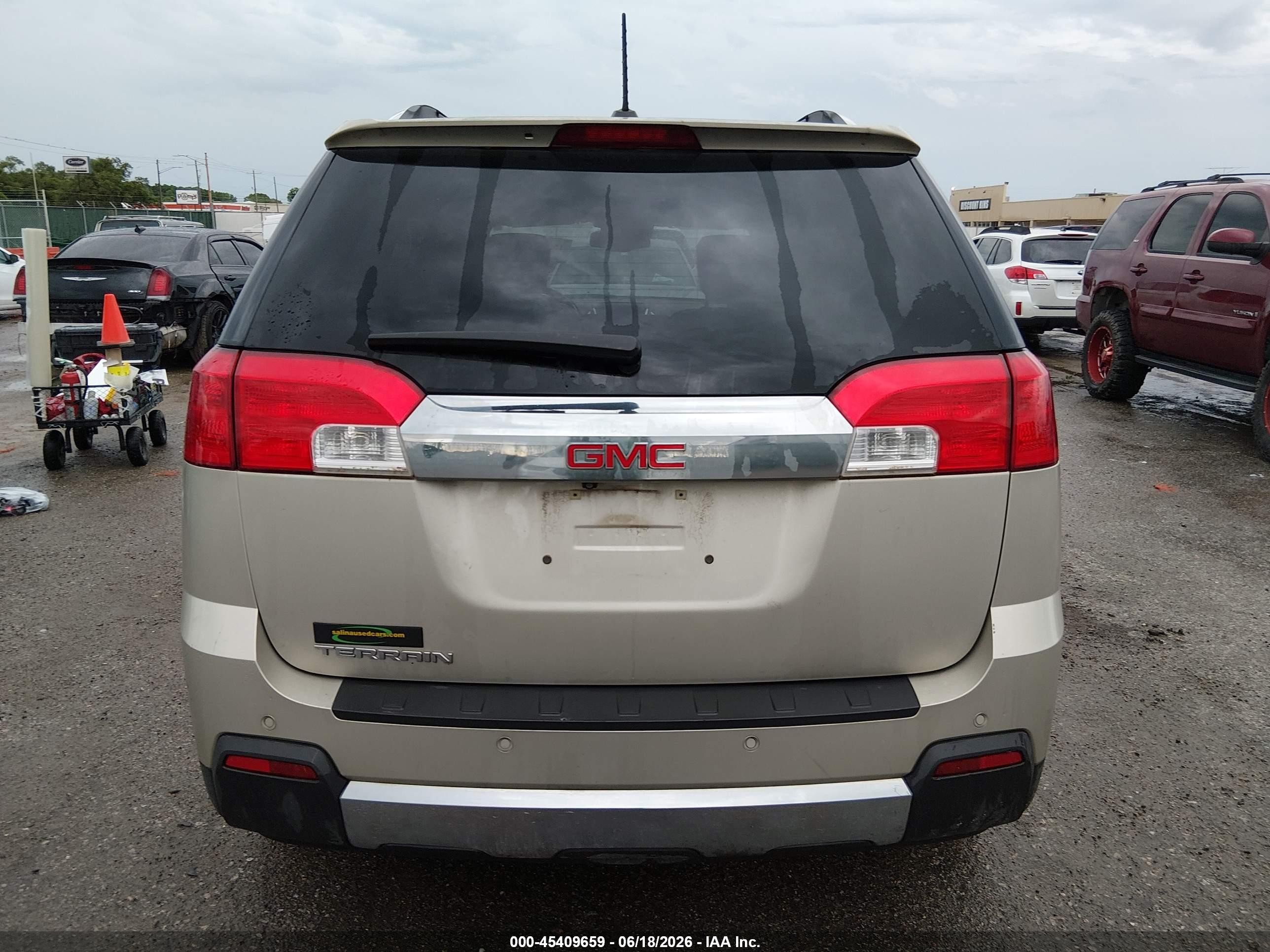 2015 Gmc Terrain Slt-2 Champagne vin: 2GKALTEK9F6373906