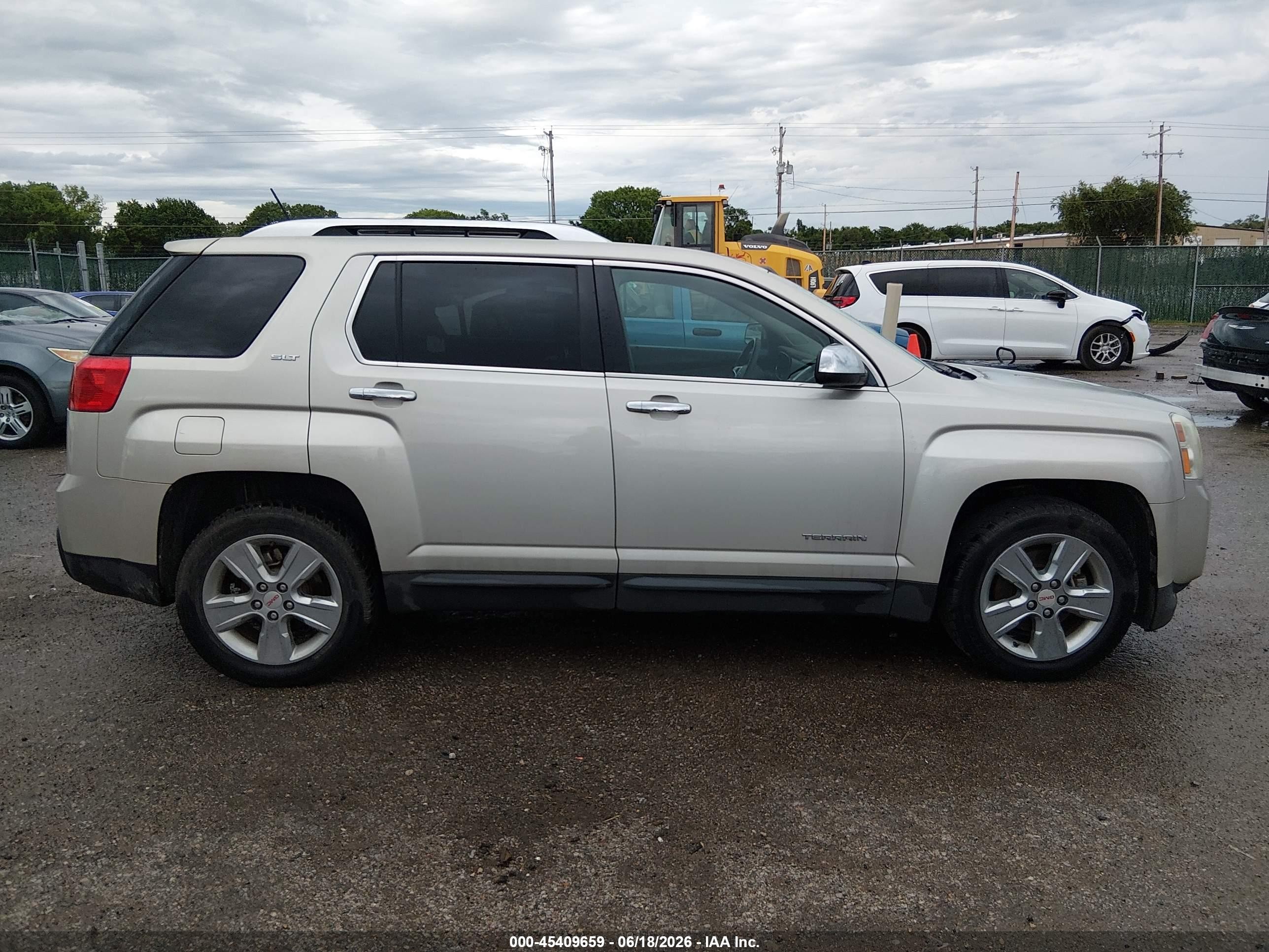 2015 Gmc Terrain Slt-2 Champagne vin: 2GKALTEK9F6373906