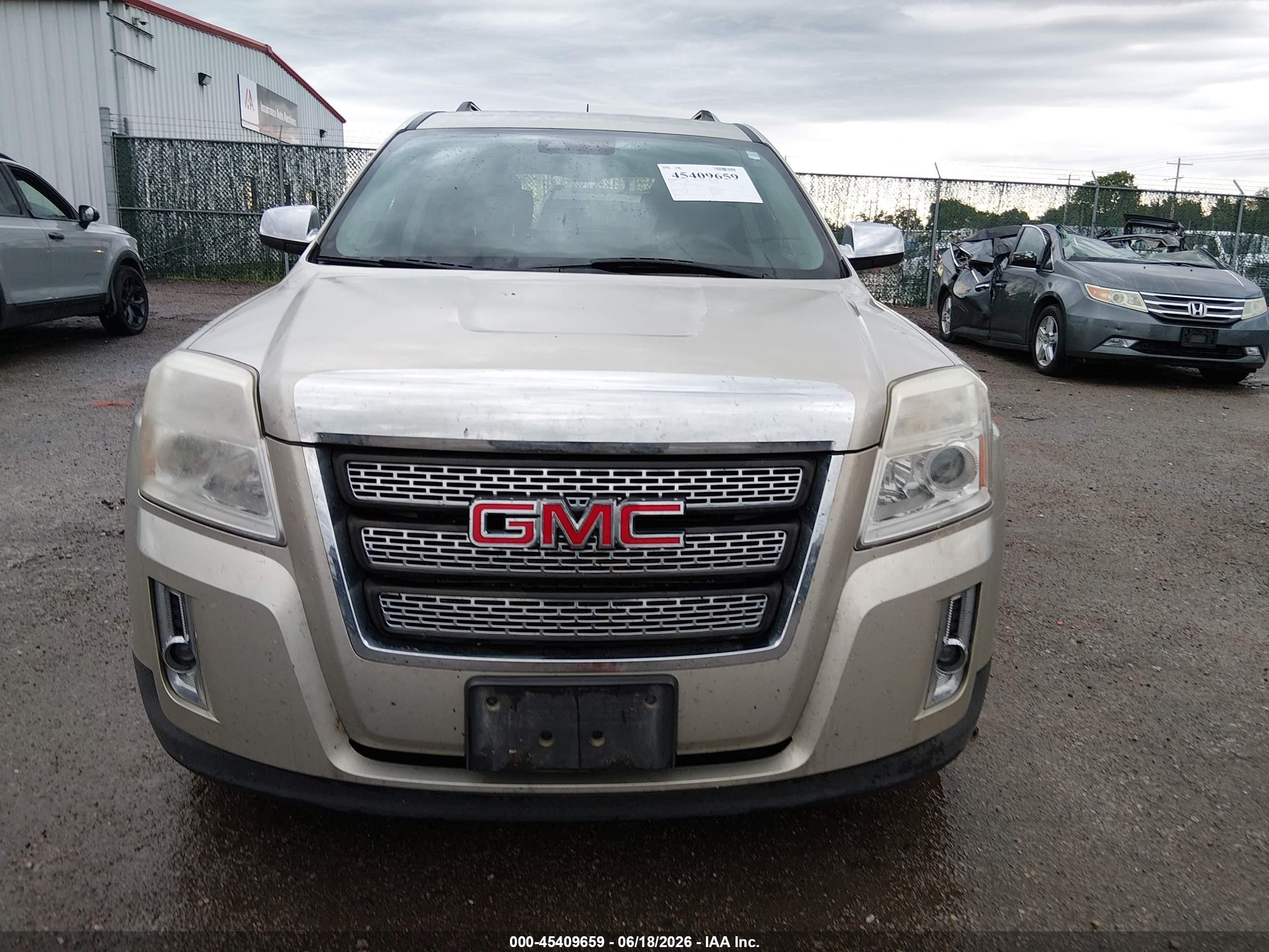 2015 Gmc Terrain Slt-2 Champagne vin: 2GKALTEK9F6373906