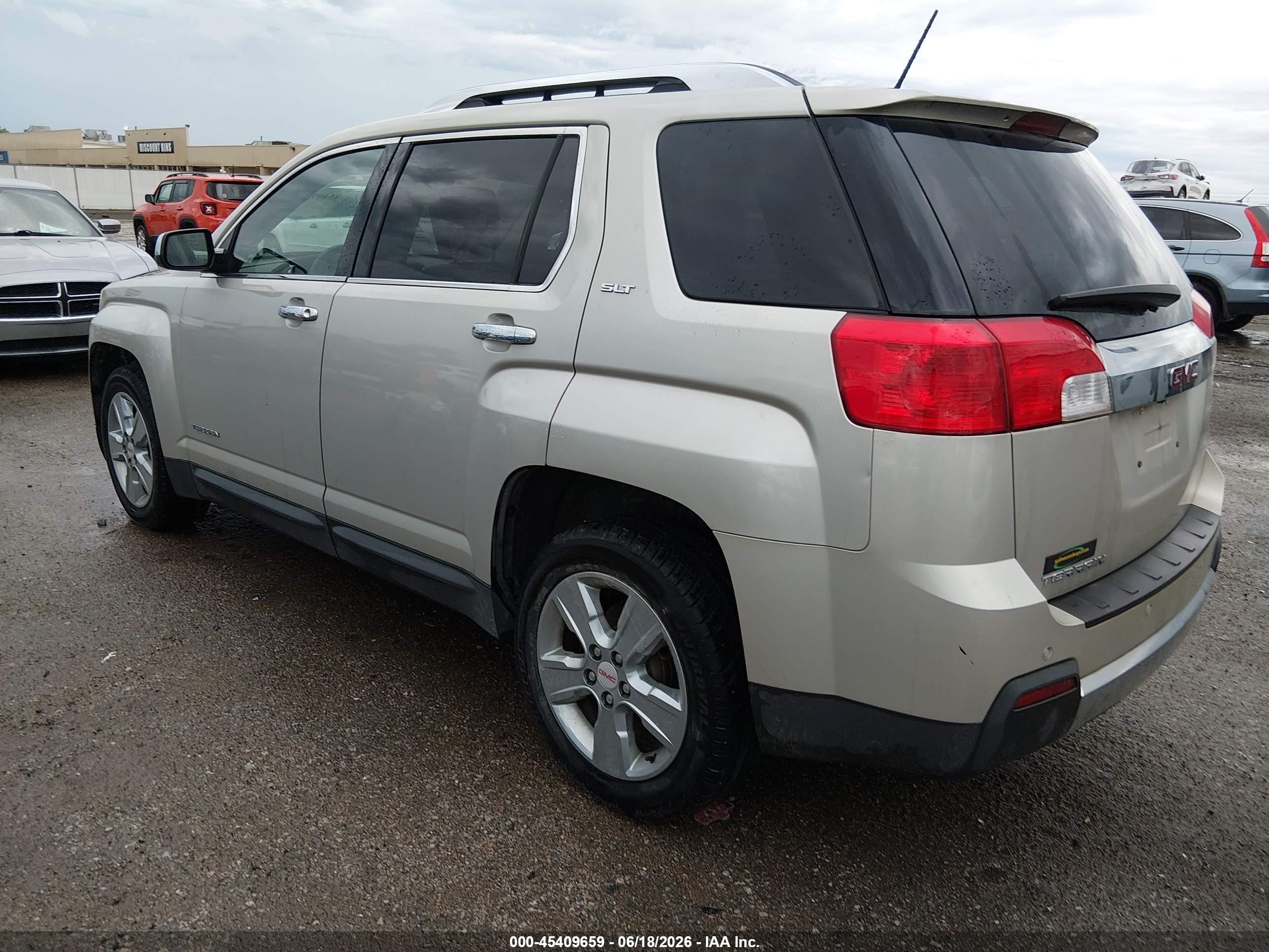 2015 Gmc Terrain Slt-2 Champagne vin: 2GKALTEK9F6373906