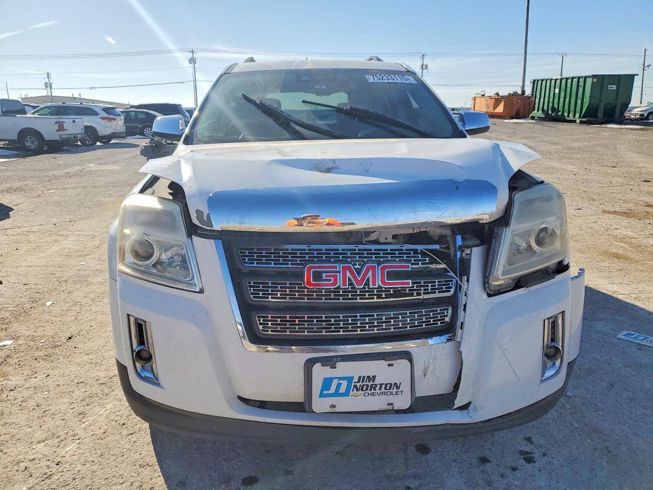 2015 Gmc Terrain Slt White vin: 2GKALTEKXF6119492