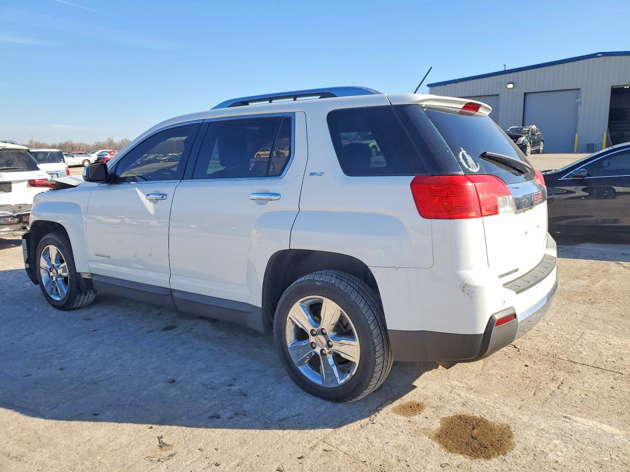 2015 Gmc Terrain Slt White vin: 2GKALTEKXF6119492