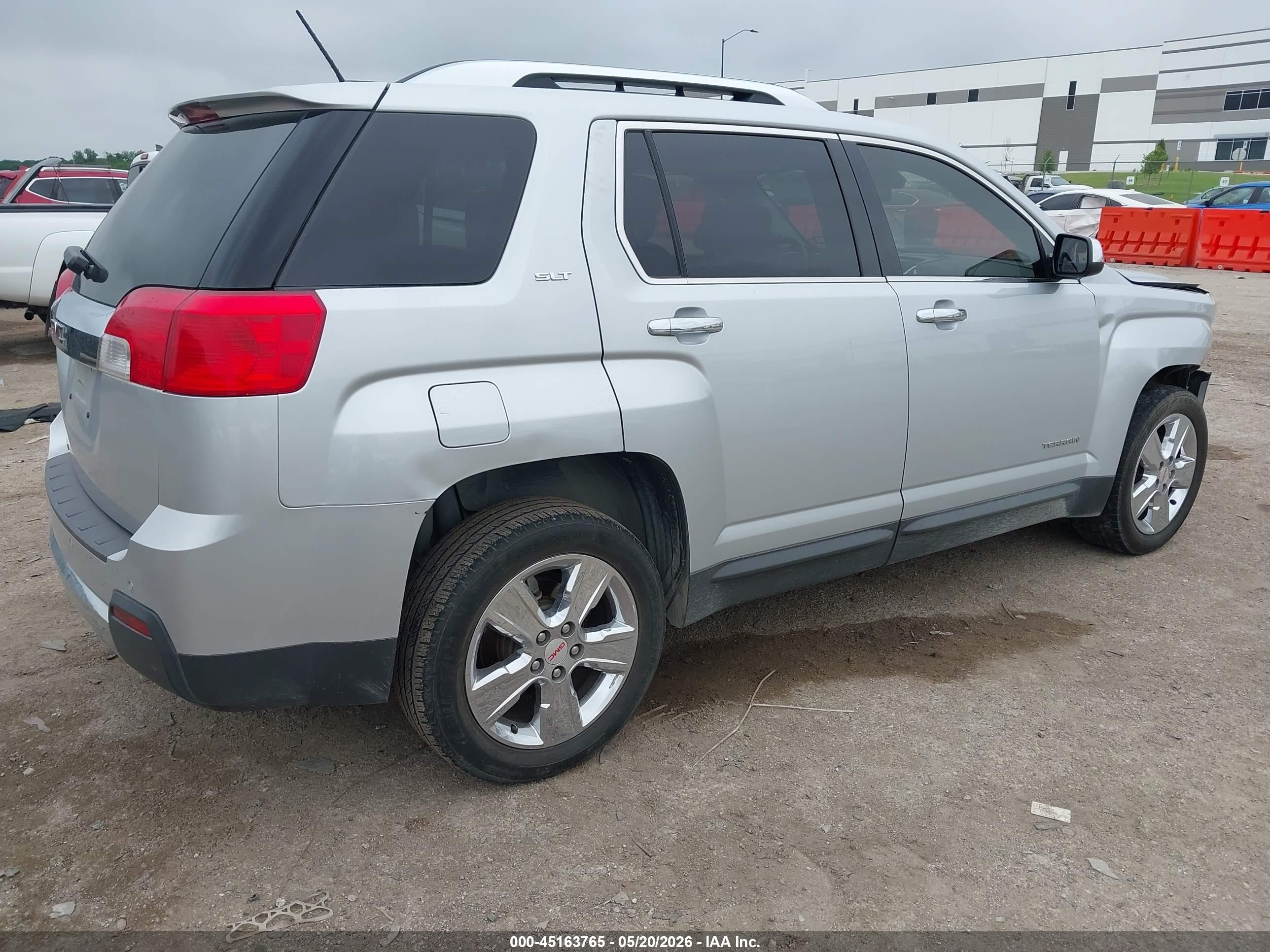 2015 Gmc Terrain Slt-2 Silver vin: 2GKALTEKXF6280067