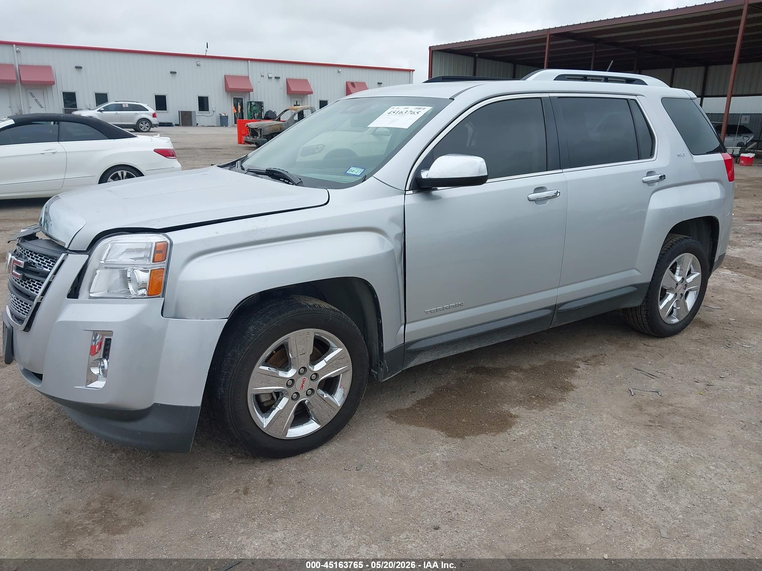 2015 Gmc Terrain Slt-2 Silver vin: 2GKALTEKXF6280067