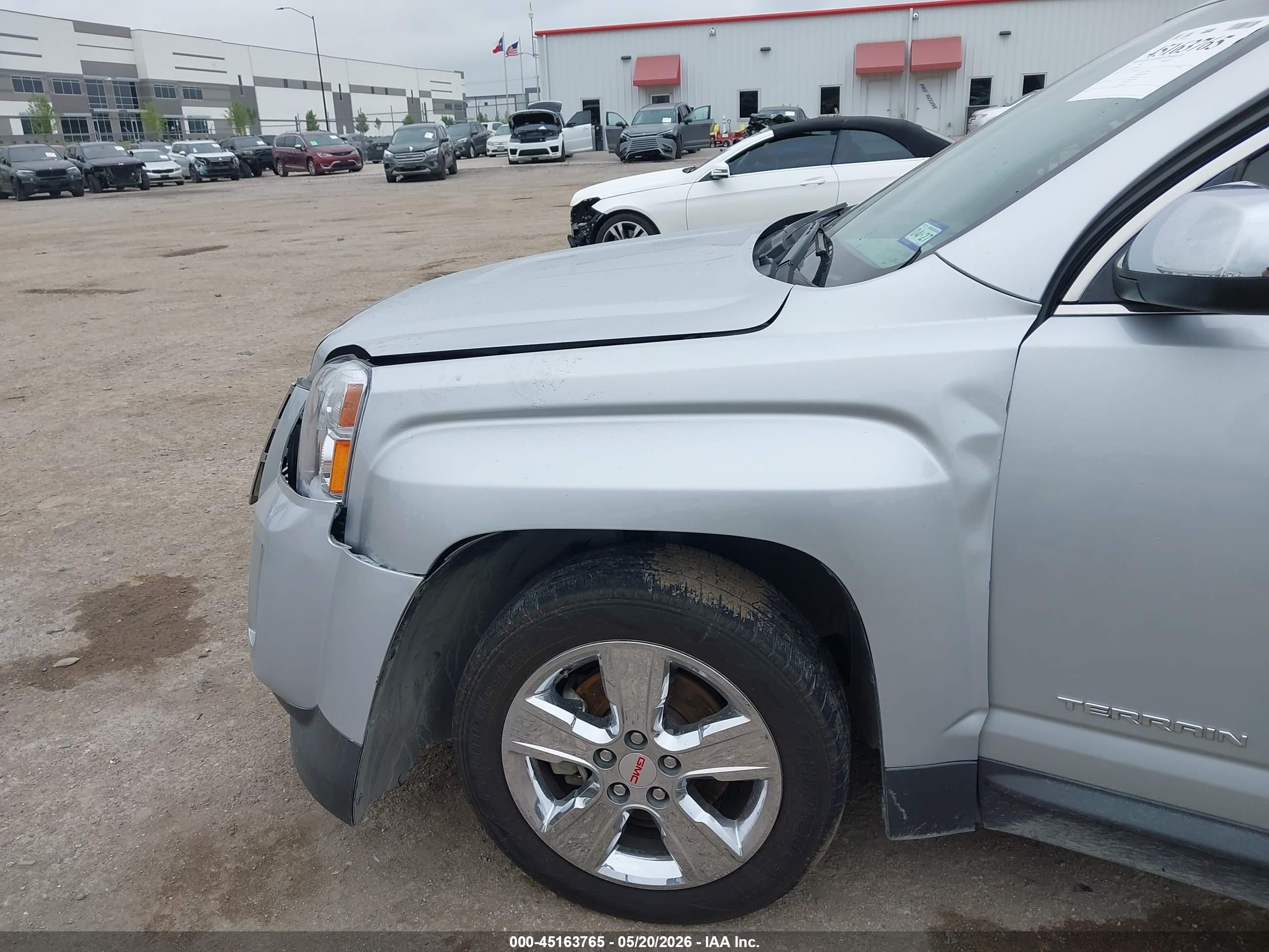 2015 Gmc Terrain Slt-2 Silver vin: 2GKALTEKXF6280067
